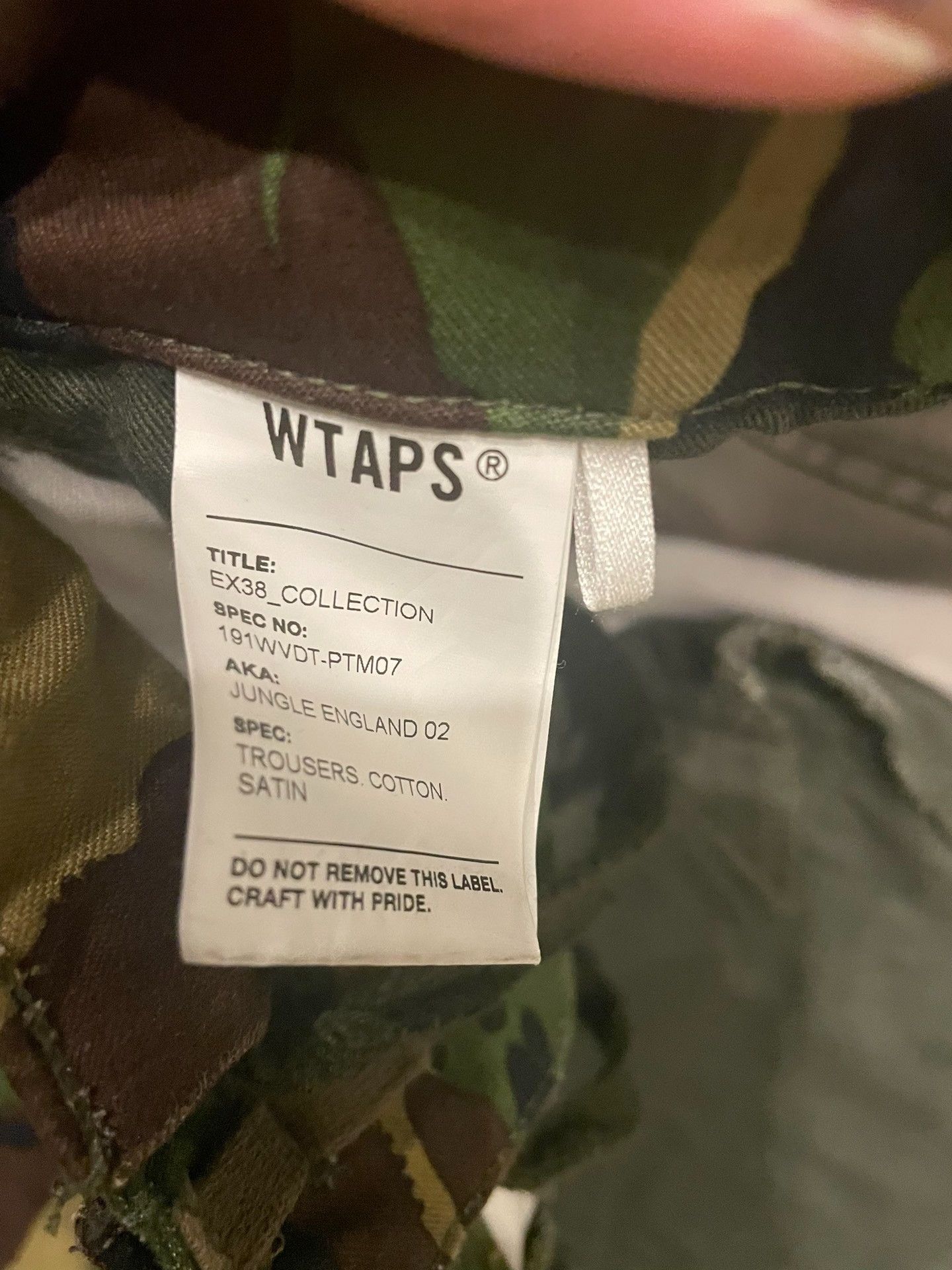 Wtaps WTAPS 19SS Jungle Camo Pants Size US 26 / EU 42 - 2 Thumbnail