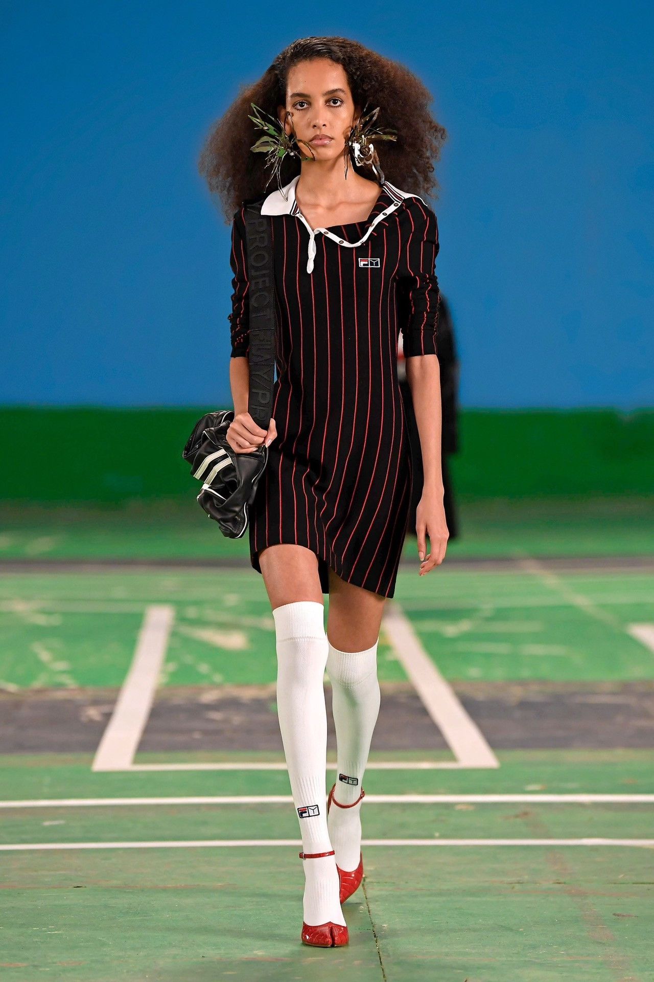 DEN IM by SIKI IM Y Project Fila 22SS Runway Striped Crossbody Size ONE SIZE - 4 Thumbnail