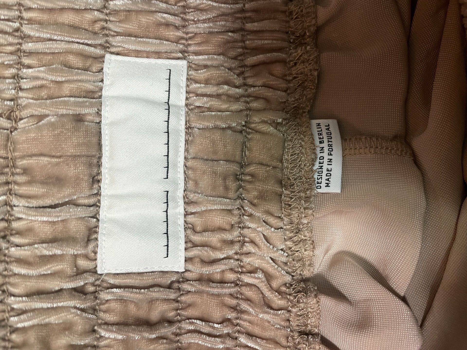Random Identities Random Identities Velvet Oversized High-Waist Boxer Shorts Size US 35 - 3 Thumbnail