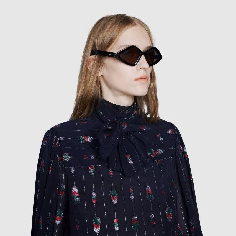 Gucci Gucci 19 Resort Geometric Pointed Sunglasses Size ONE SIZE - 5 Thumbnail