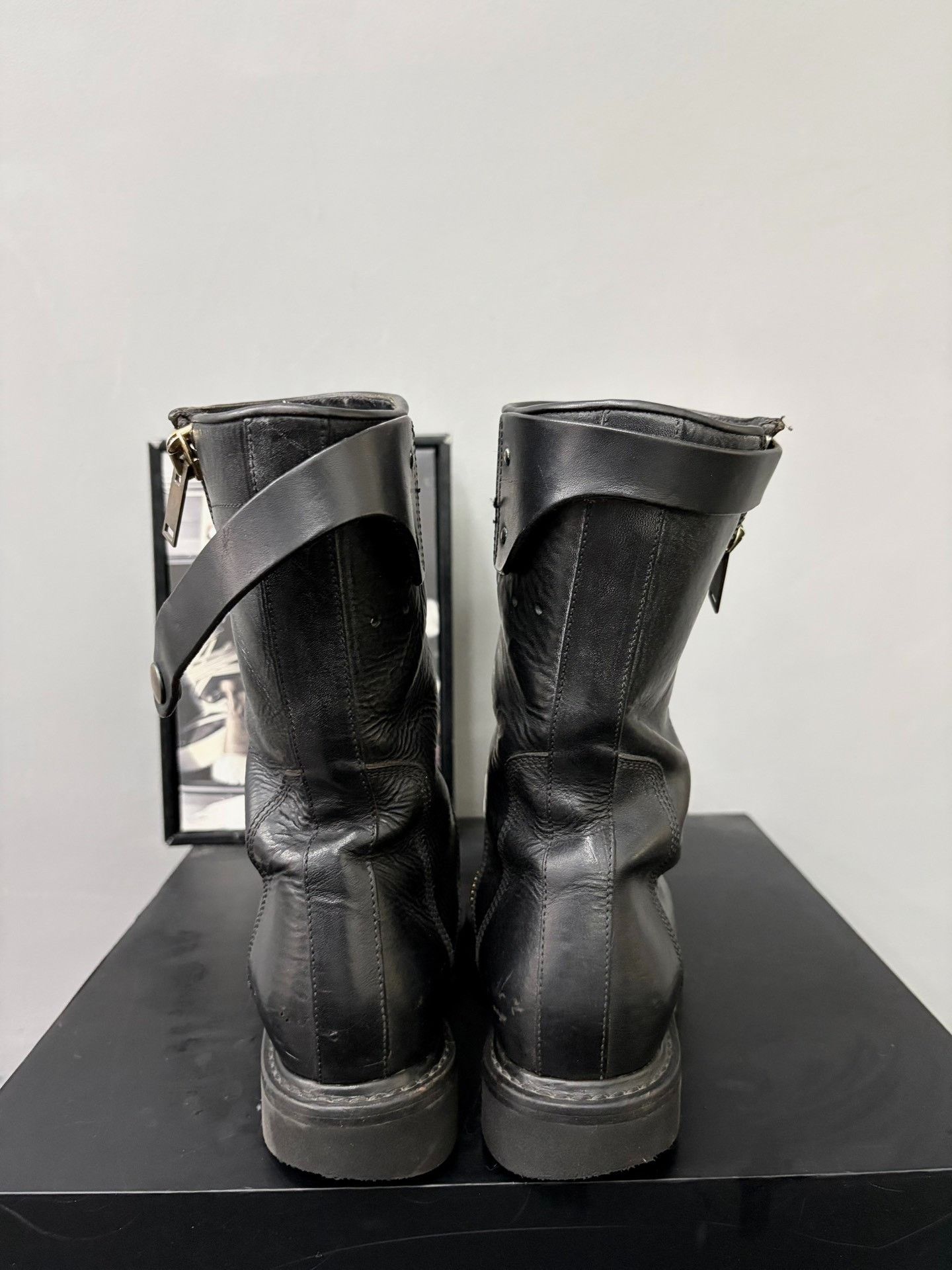 Rick Owens Rick Owens Spiral Zip Military Boots Size US 5 / IT 35 - 7 Thumbnail