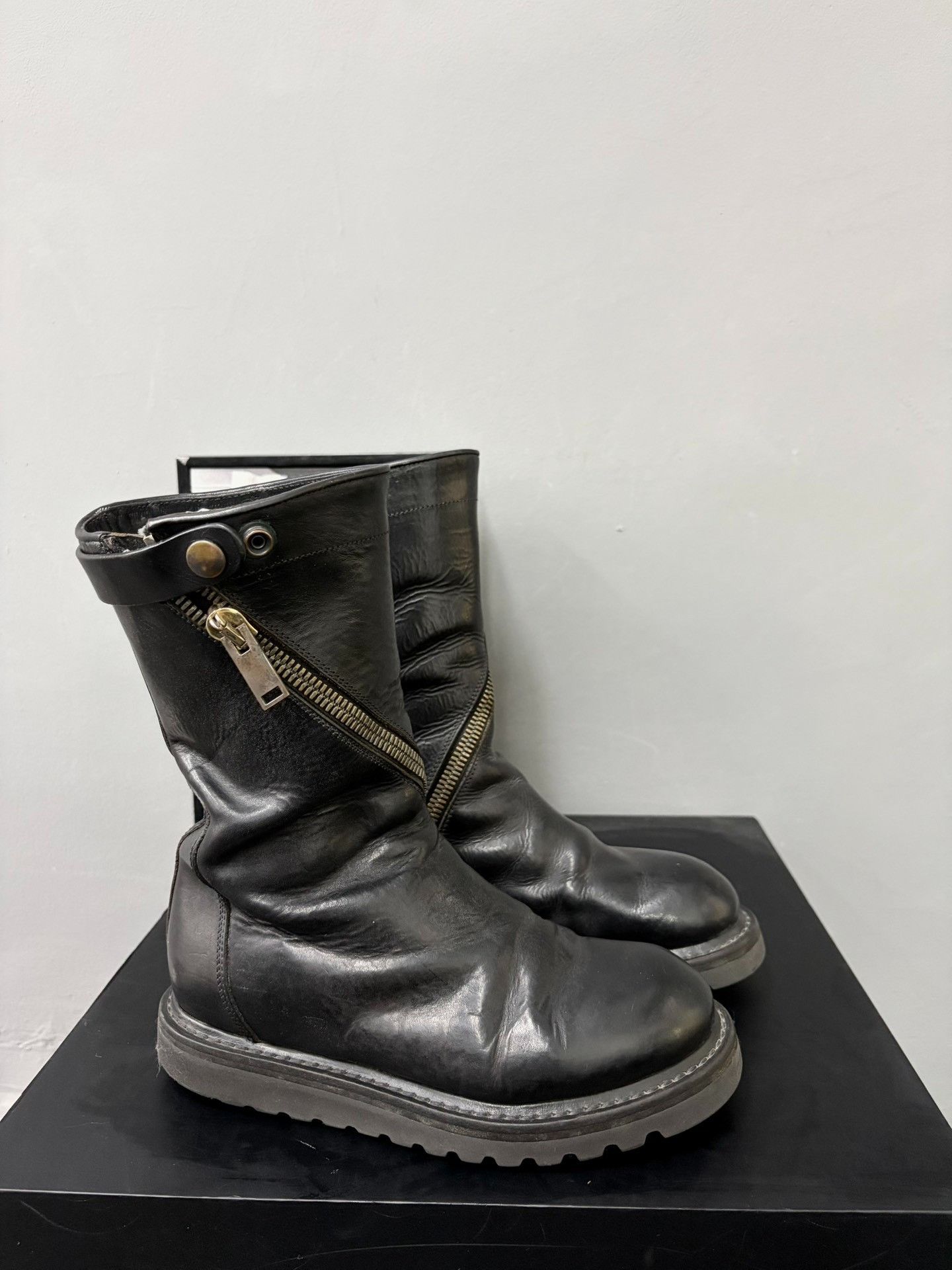 Rick Owens Rick Owens Spiral Zip Military Boots Size US 5 / IT 35 - 4 Thumbnail