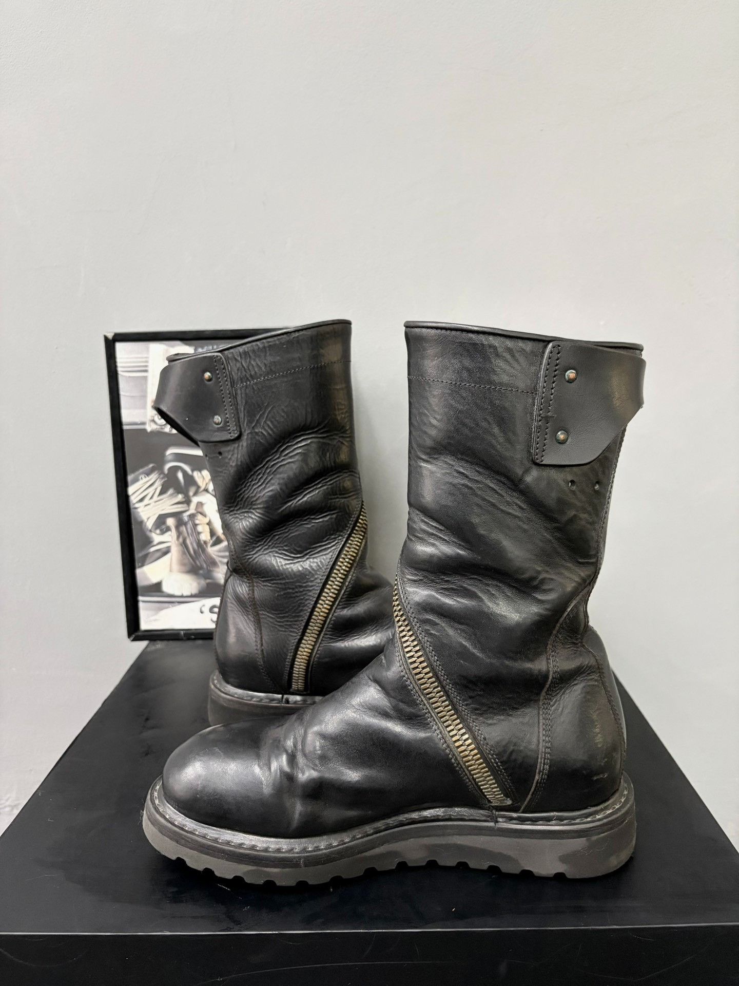 Rick Owens Rick Owens Spiral Zip Military Boots Size US 5 / IT 35 - 5 Thumbnail