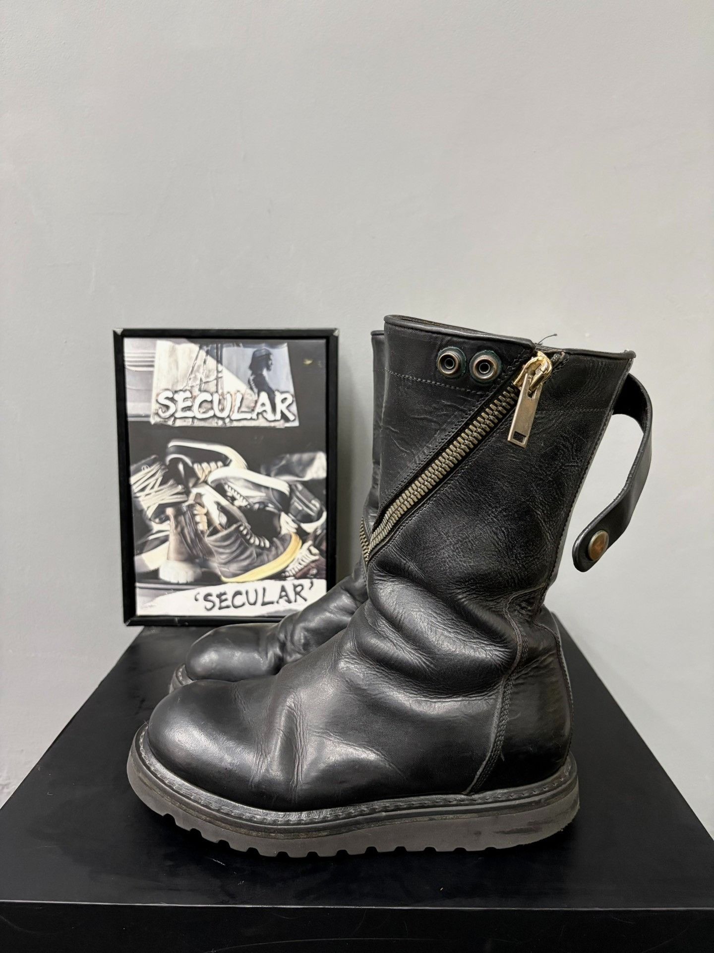 Rick Owens Rick Owens Spiral Zip Military Boots Size US 5 / IT 35 - 2 Thumbnail