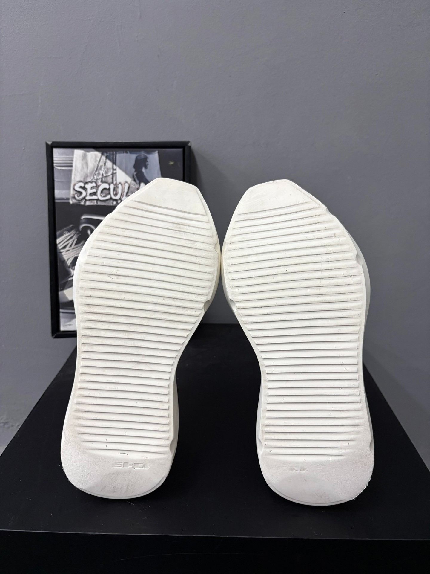 Rick Owens Rick Owens Classic Black White Low Top Size US 5 / IT 35 - 8 Thumbnail