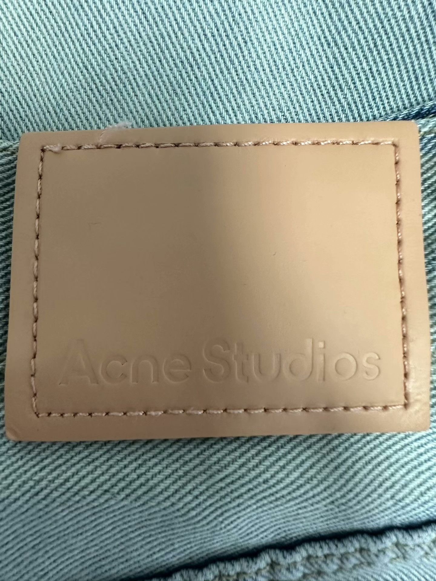 Acne Studios Acne Distressed Mid-Rise Wide-Leg Jeans Size 30" / US 8 / IT 44 - 3 Thumbnail