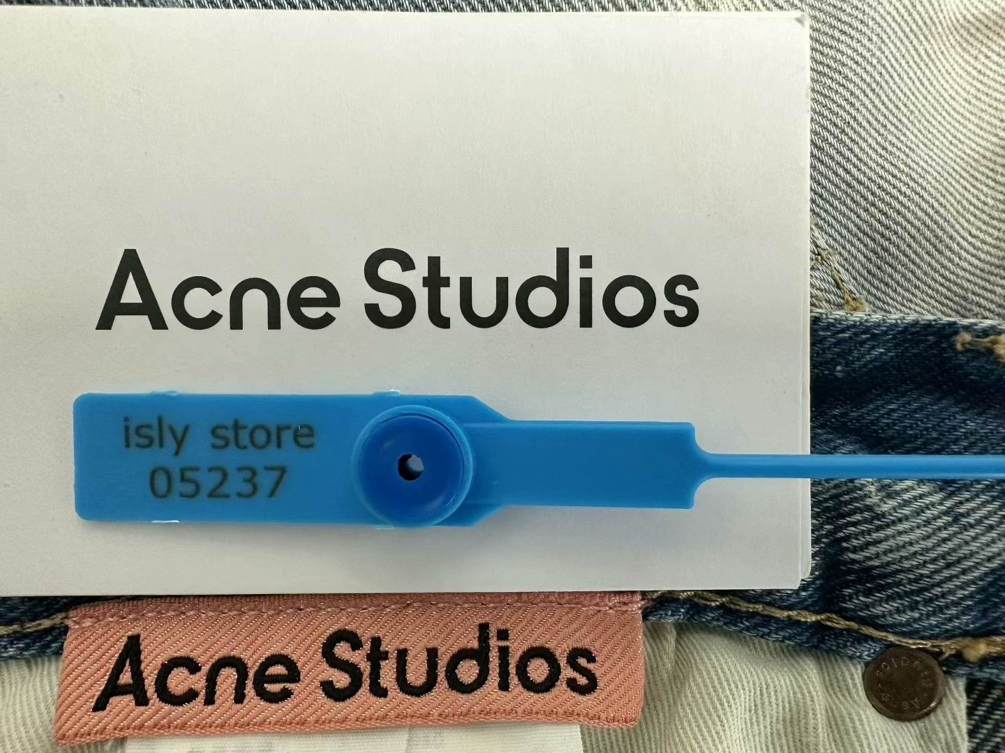 Acne Studios Acne Distressed Mid-Rise Wide-Leg Jeans Size 30" / US 8 / IT 44 - 4 Thumbnail