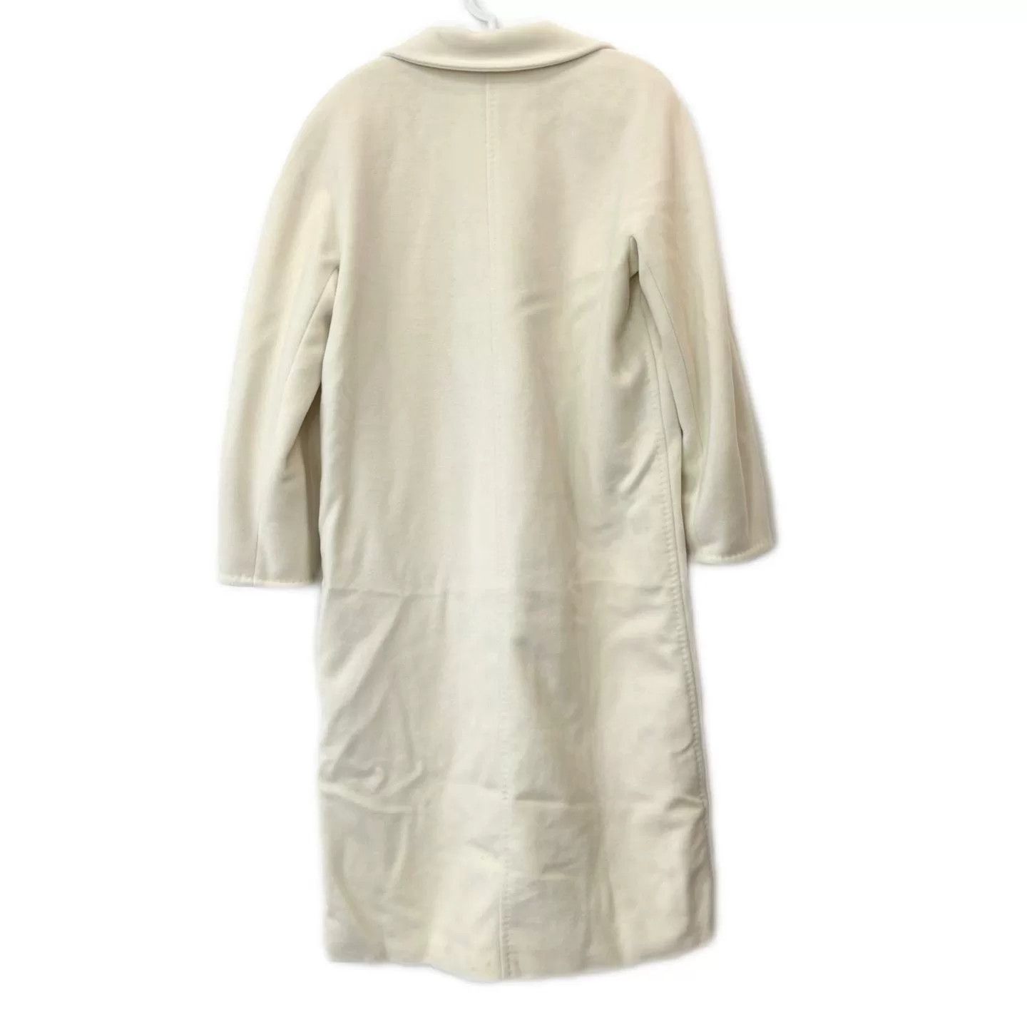 Max Mara Maxmara 101801 White Cashmere Coat Size S / US 4 / IT 40 - 2 Thumbnail