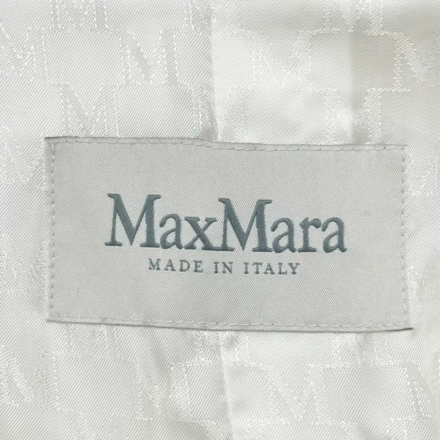 Max Mara Maxmara 101801 White Cashmere Coat Size S / US 4 / IT 40 - 3 Thumbnail