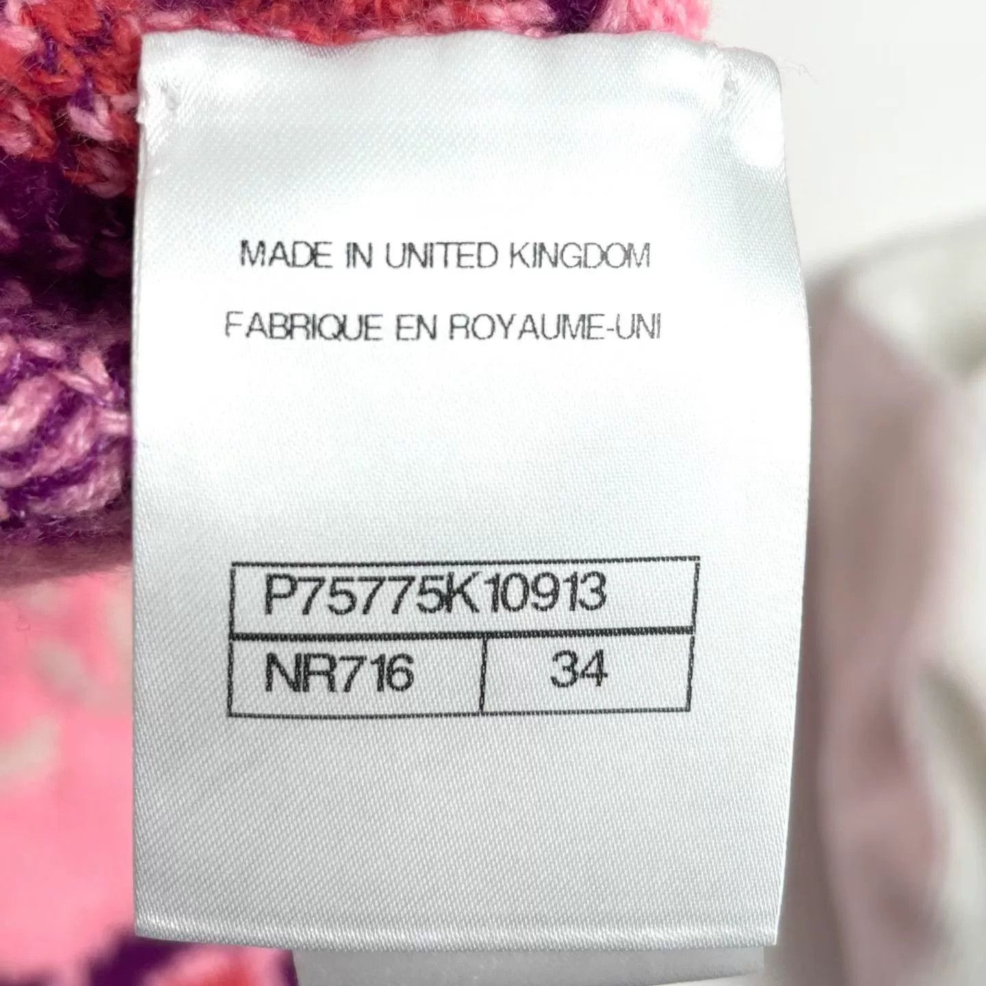 Chanel Chanel Pink CC Print Sweater Size XXS / US 00 / IT 34 - 4 Thumbnail