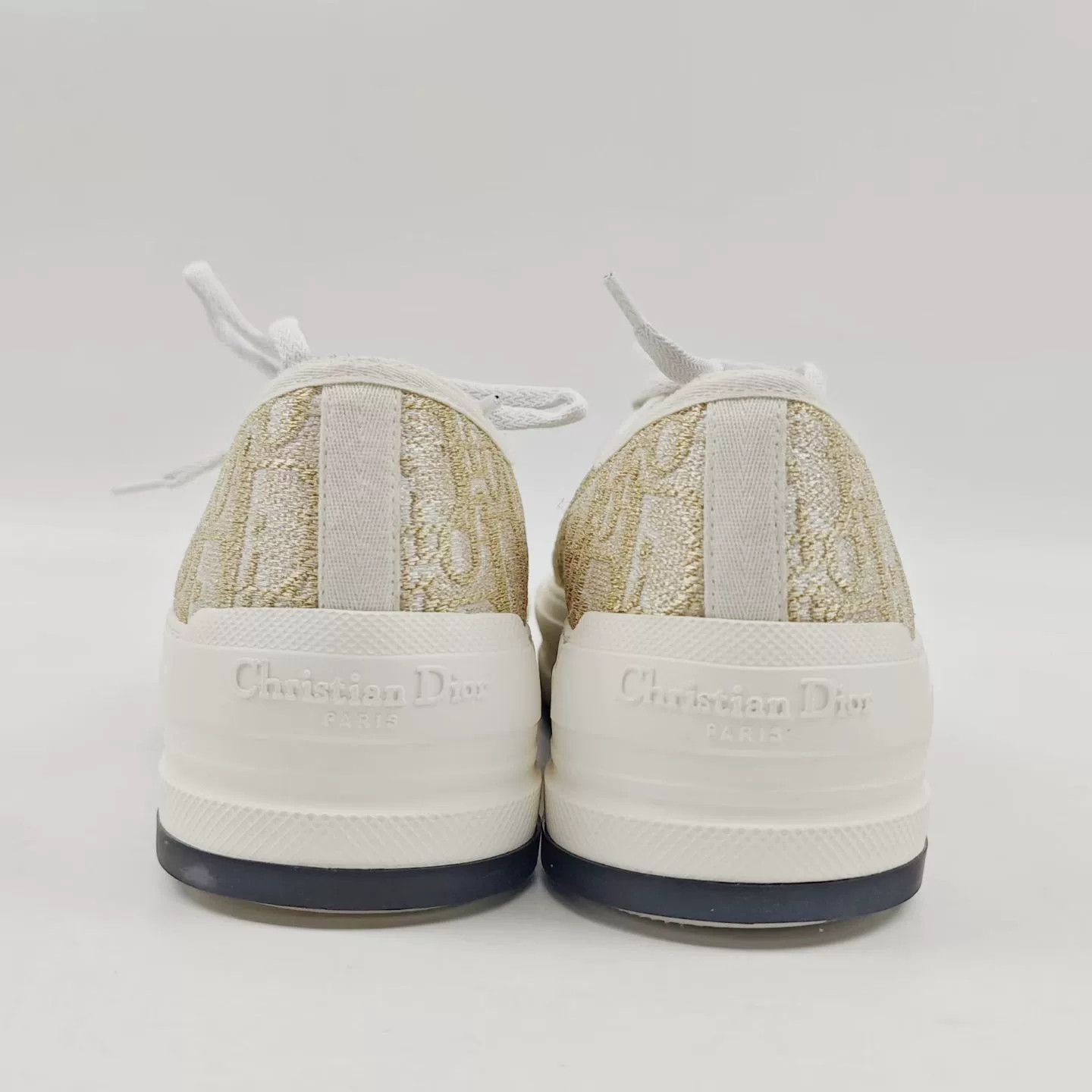 Dior Dior Gold Logo Print Sneakers Size US 6 / IT 36 - 7 Thumbnail