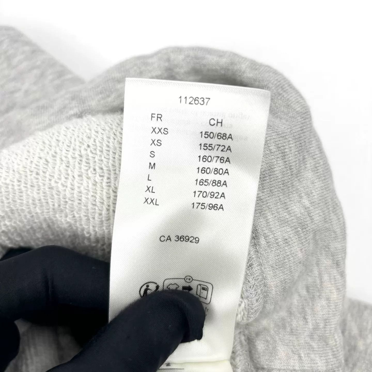 Louis Vuitton LV 2026 Gray Stamp Logo Short Sweatshirt Size L / US 10 / IT 46 - 4 Thumbnail