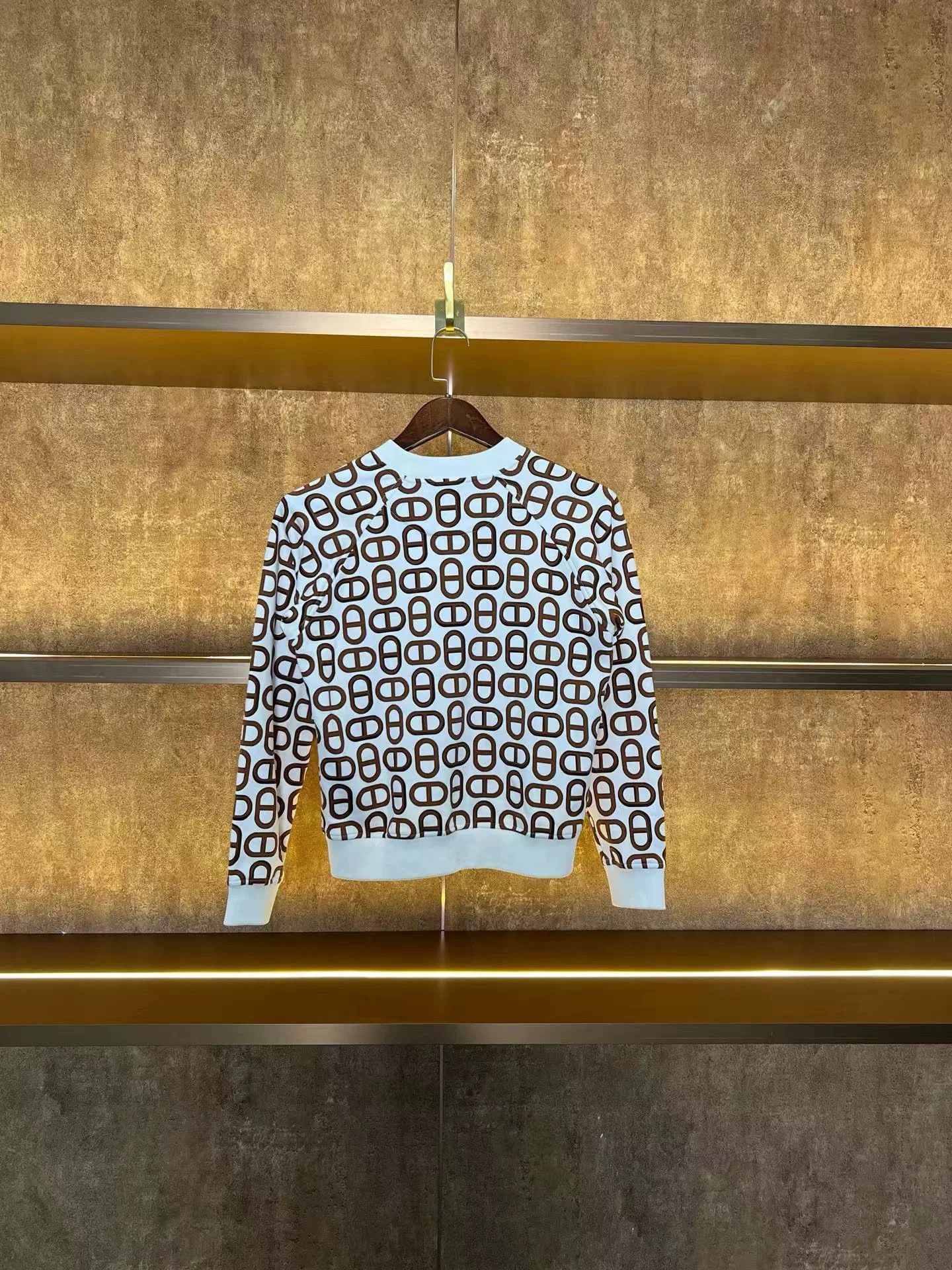 Hermes Hermes Pig Nose Print Silk Sweatshirt Size XXS / US 00 / IT 34 - 2 Thumbnail