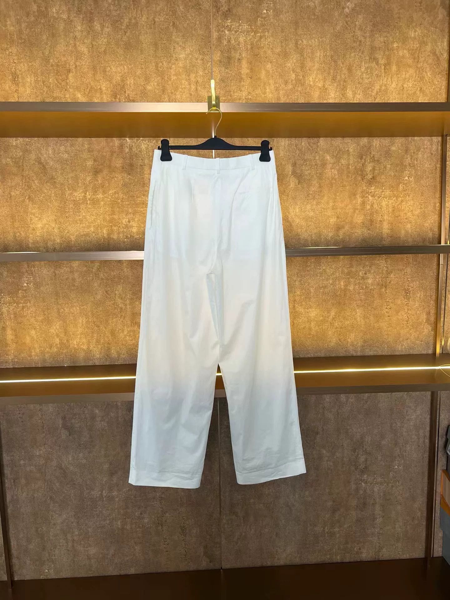 The Row The Row White Wide-Leg Pants Size 38" / US 16 / IT 52 - 2 Thumbnail