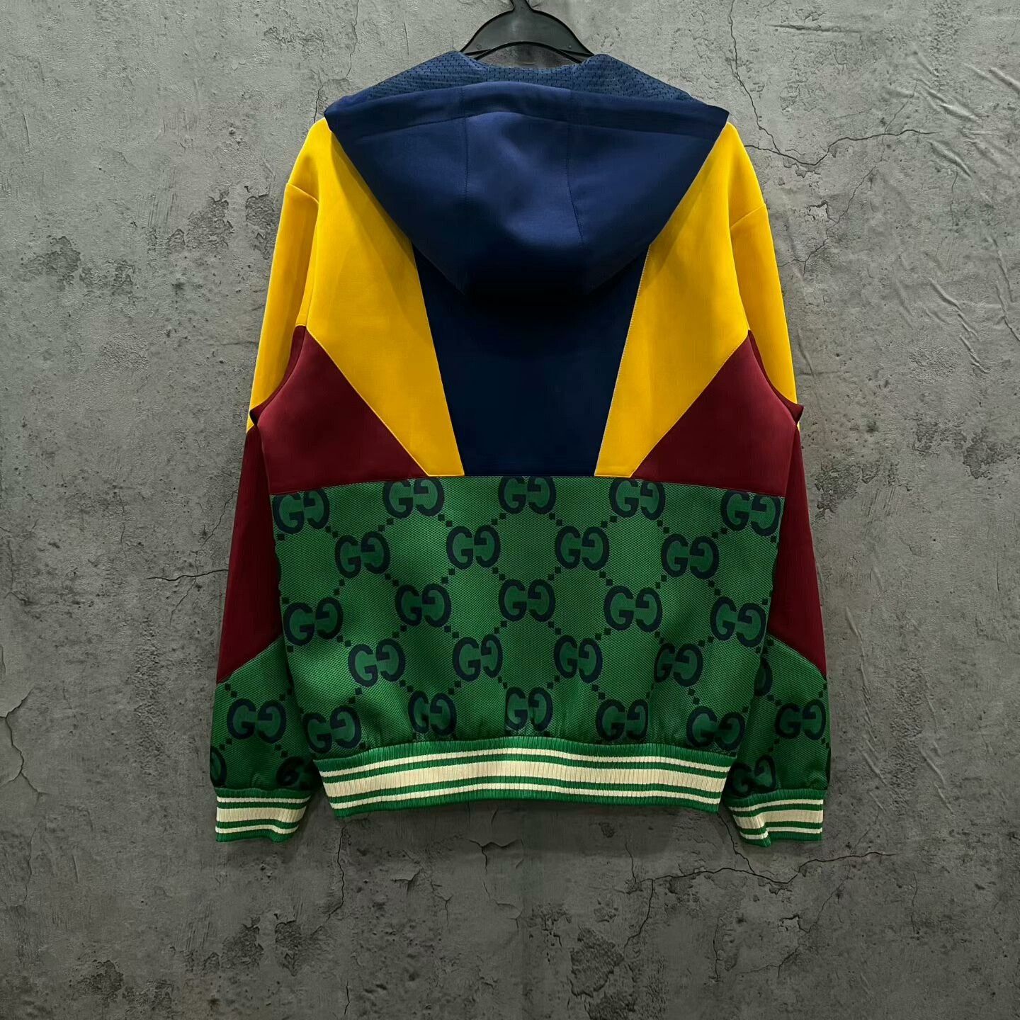Gucci Gucci Half-Zip All-Over Logo Colorblock Jacket Size XS / US 0-2 / IT 36-38 - 2 Thumbnail