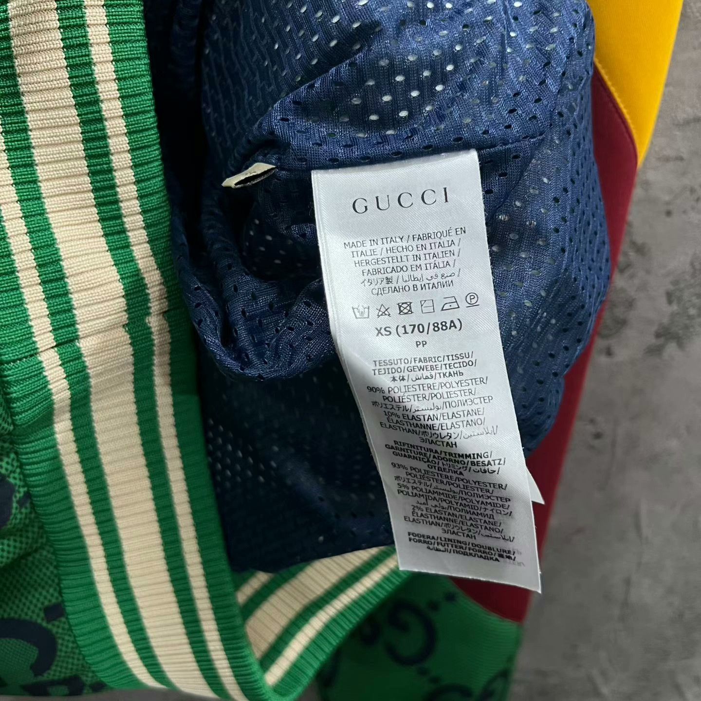 Gucci Gucci Half-Zip All-Over Logo Colorblock Jacket Size XS / US 0-2 / IT 36-38 - 5 Thumbnail