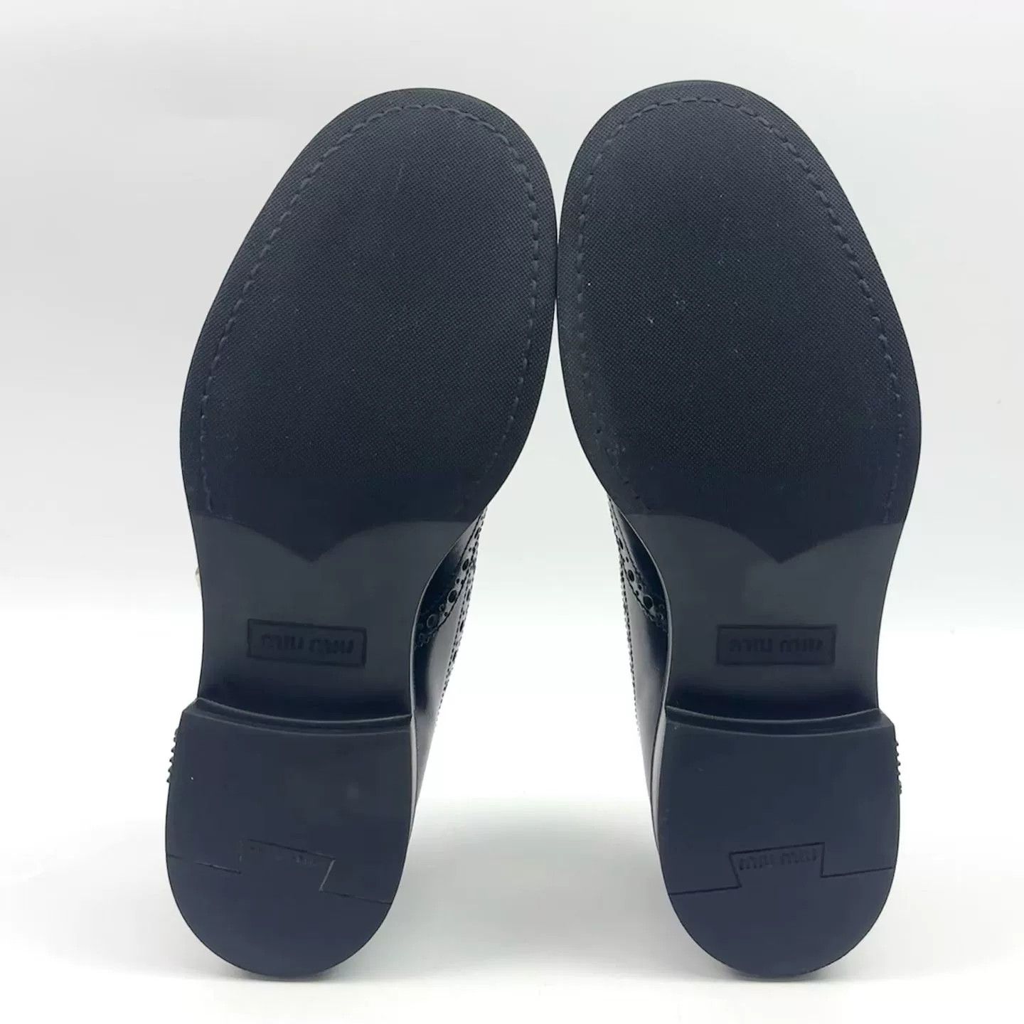 Miu Miu MiuMiu Black Leather Chelsea Boots Size US 4.5 / IT 34.5 - 6 Thumbnail