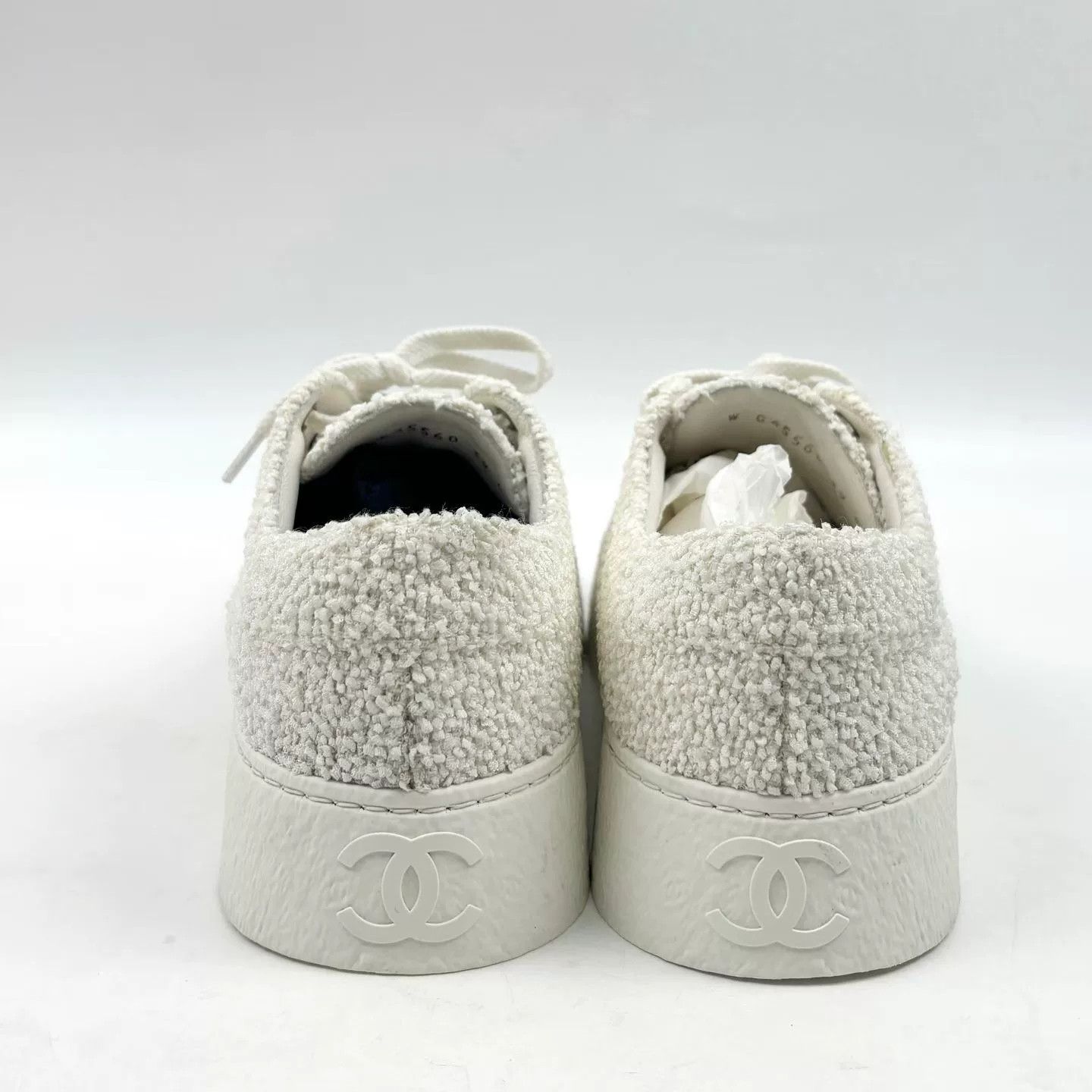 Chanel Chanel 2025 New White Plush Casual Shoes Size US 8 / IT 38 - 5 Thumbnail