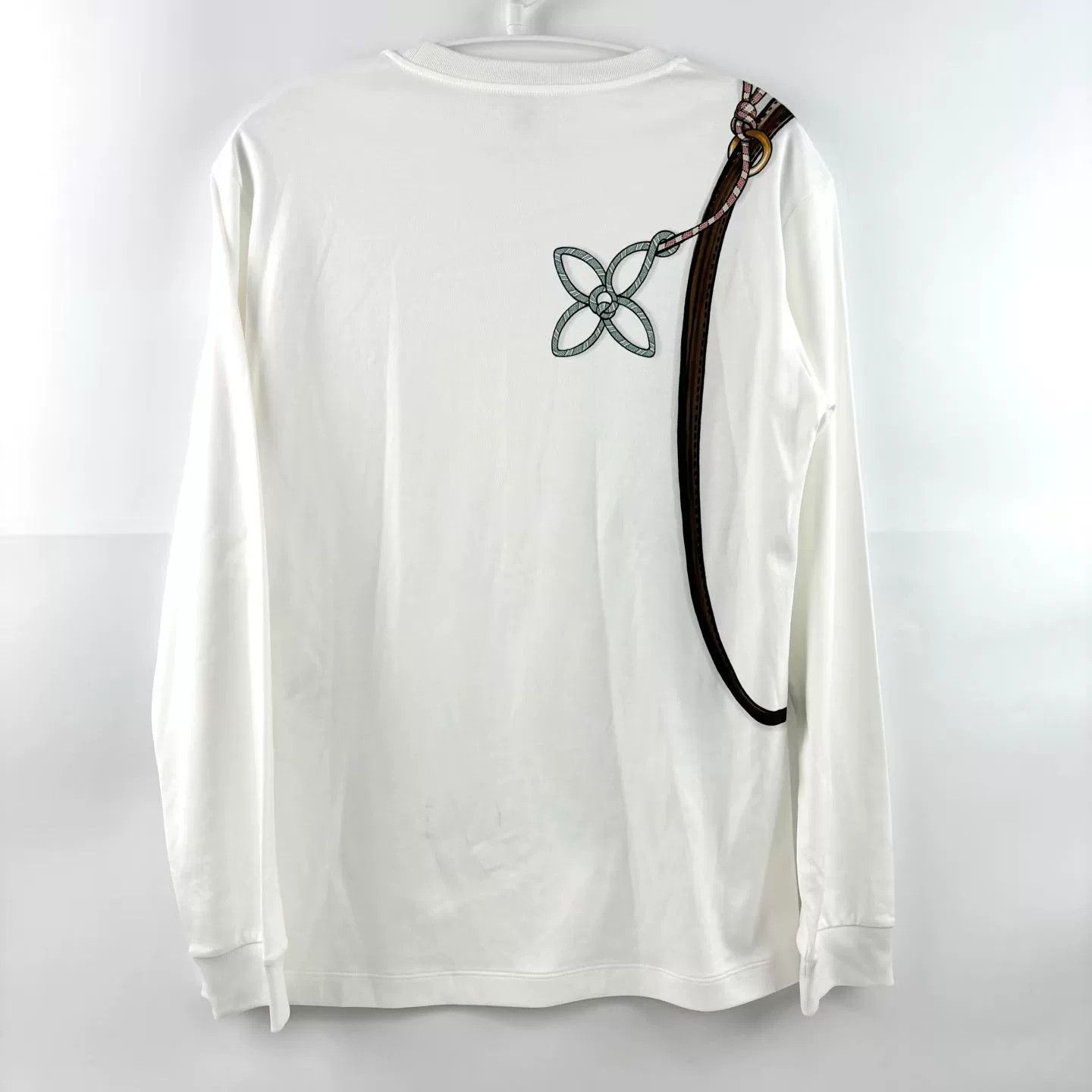 Louis Vuitton LV Ski Series White Long-Sleeve Top Size L / US 10 / IT 46 - 2 Thumbnail