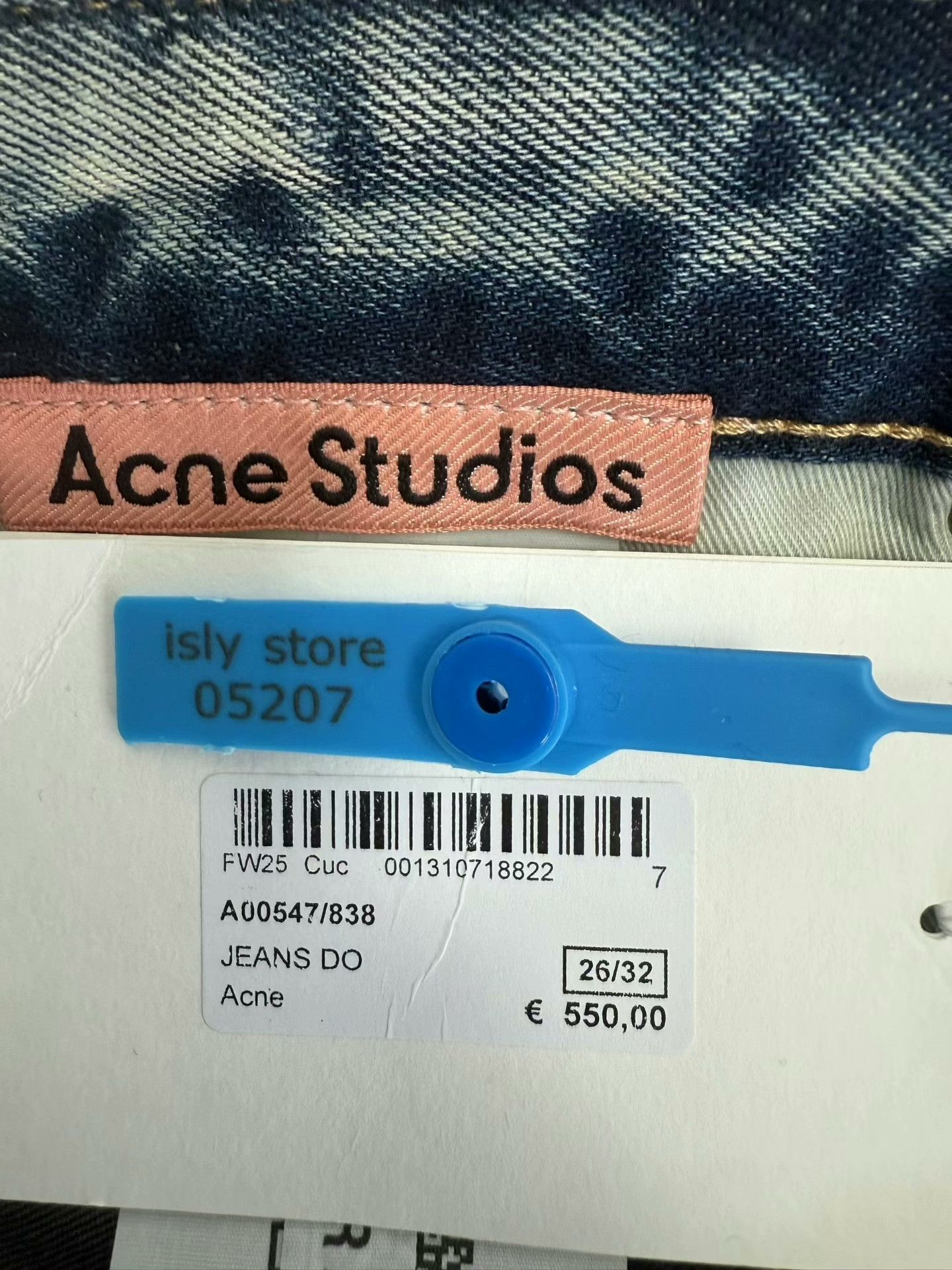 Acne Studios Acne Loose Wide-Leg Zip Jeans Size 26" / US 2 / IT 38 - 5 Thumbnail
