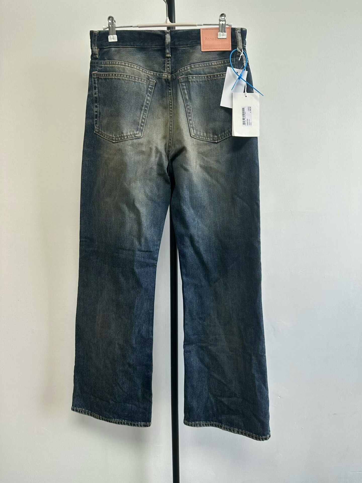 Acne Studios Acne Loose Wide-Leg Zip Jeans Size 26" / US 2 / IT 38 - 2 Thumbnail