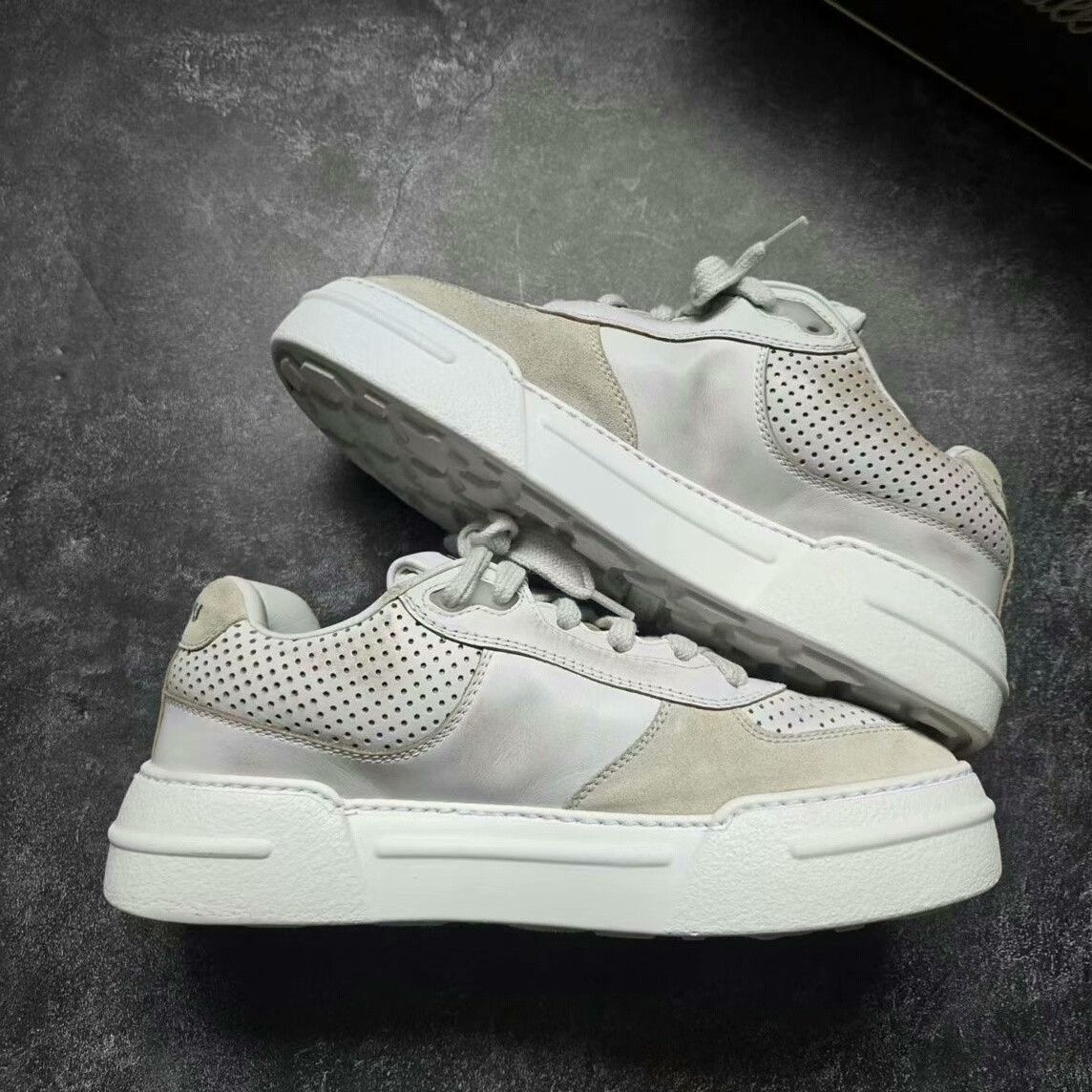 Miu Miu MIU MIU Distressed Platform Sneakers Size US 6 / IT 36 - 8 Thumbnail