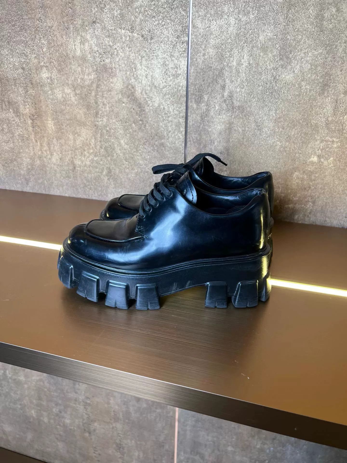 Prada Prada Sawtooth Shoes Size US 4.5 / IT 34.5 - 6 Thumbnail