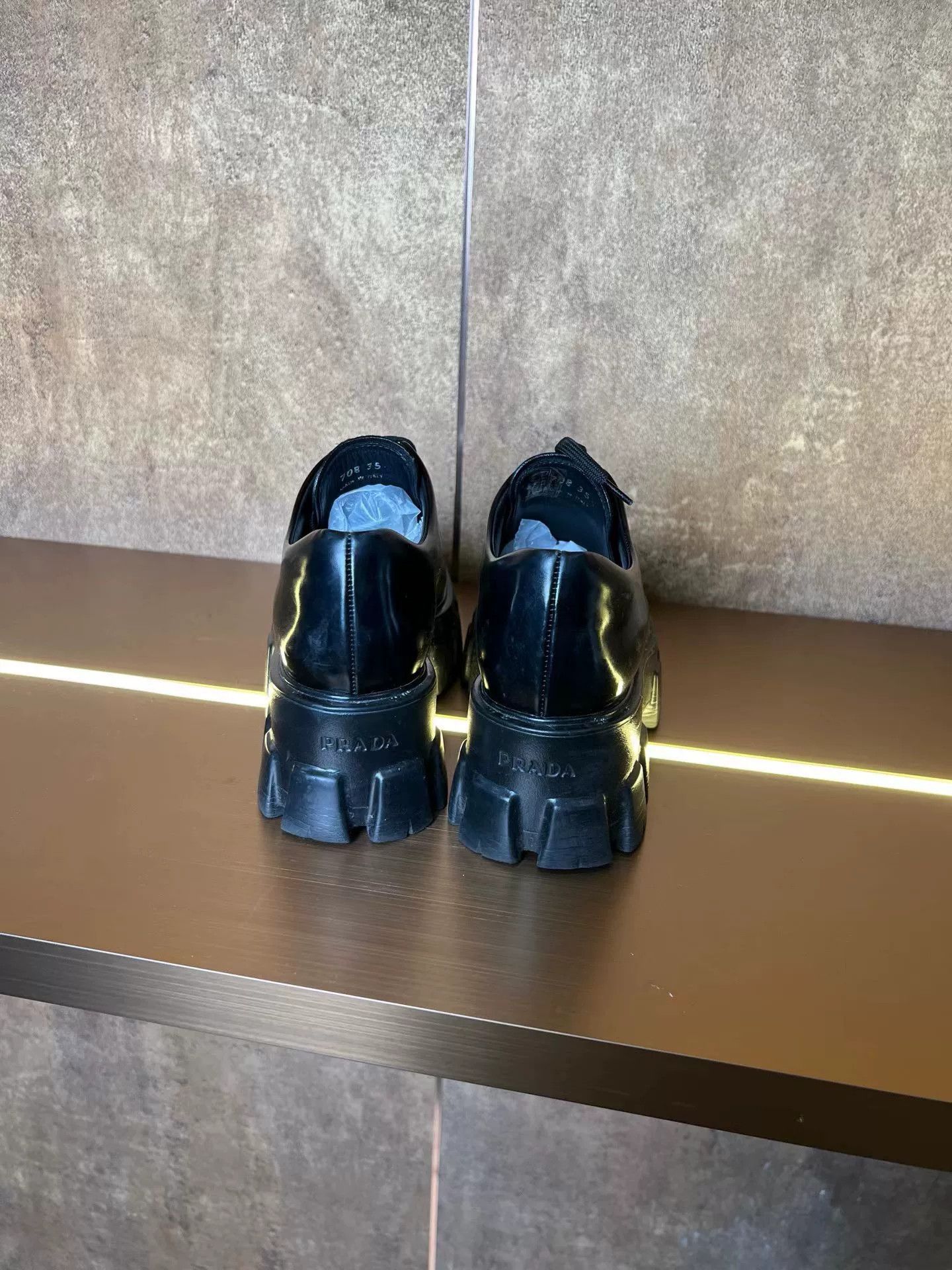 Prada Prada Sawtooth Shoes Size US 4.5 / IT 34.5 - 5 Thumbnail