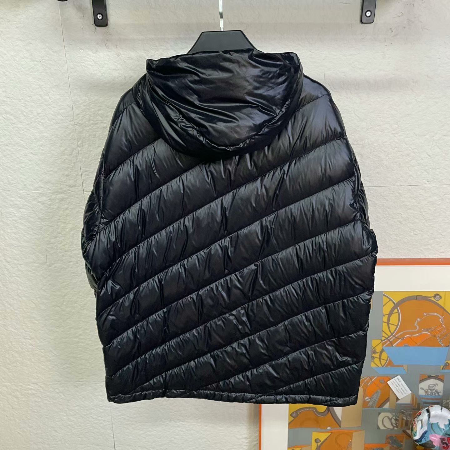 Moncler Moncler Black Letter Hooded Down Jacket Size XL / US 12-14 / IT 48-50 - 2 Thumbnail