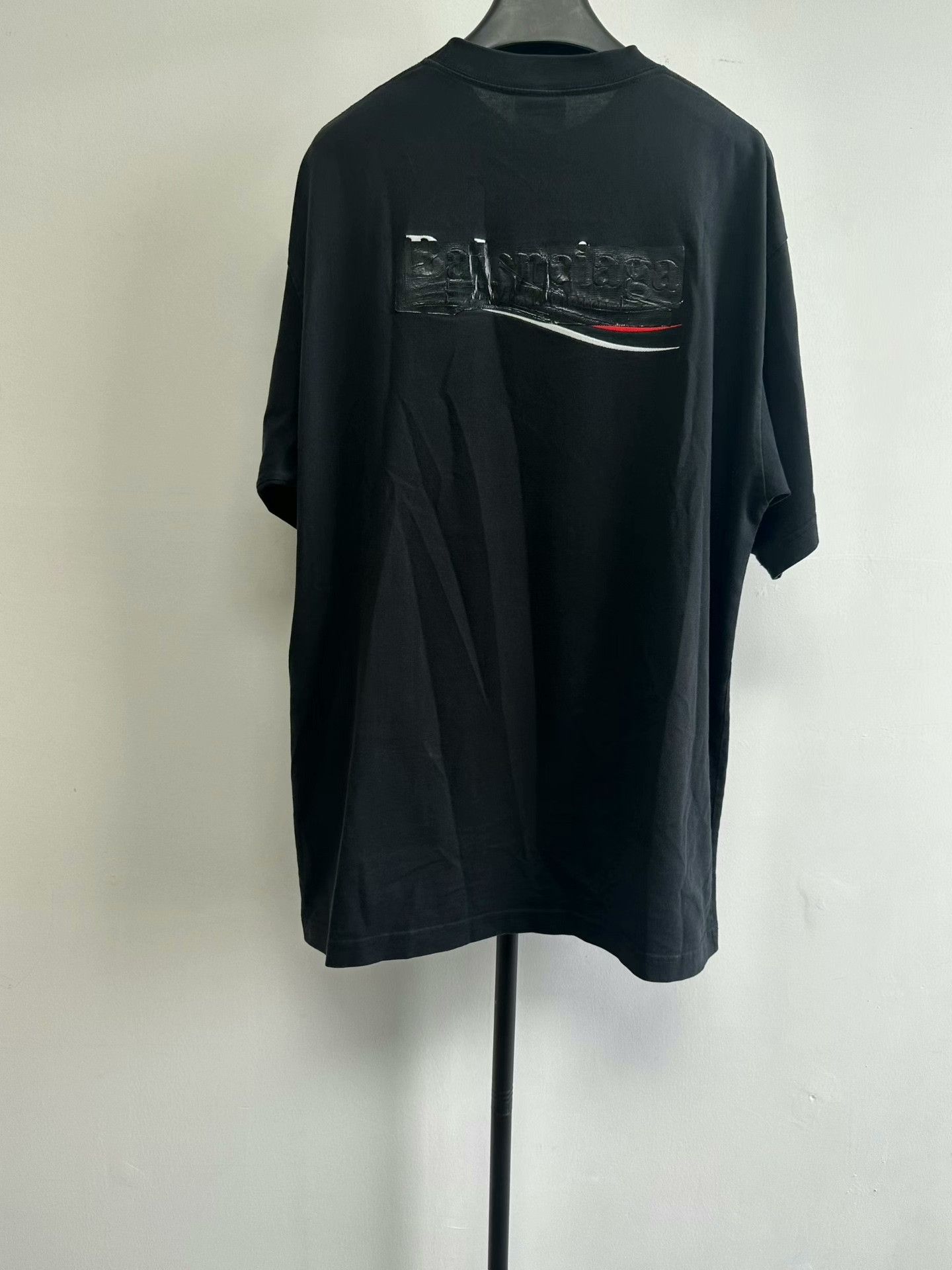 Balenciaga Balenciaga Logo Print Crew Neck Short Sleeve Size XS / US 0-2 / IT 36-38 - 2 Thumbnail