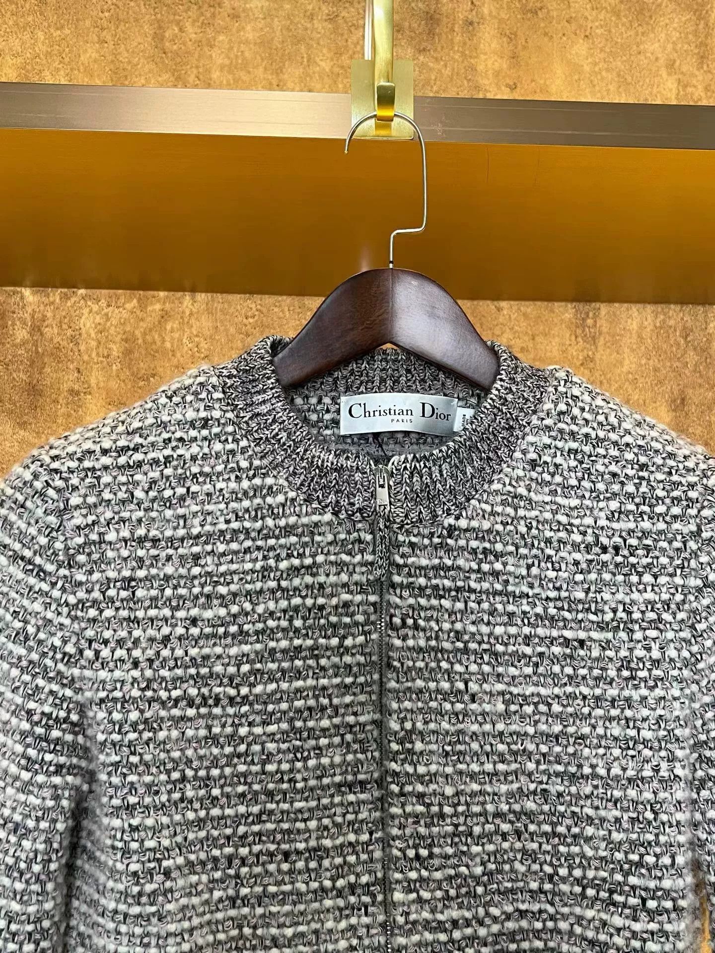 Dior Dior Cashmere Tweed Coat Size S / US 4 / IT 40 - 3 Thumbnail