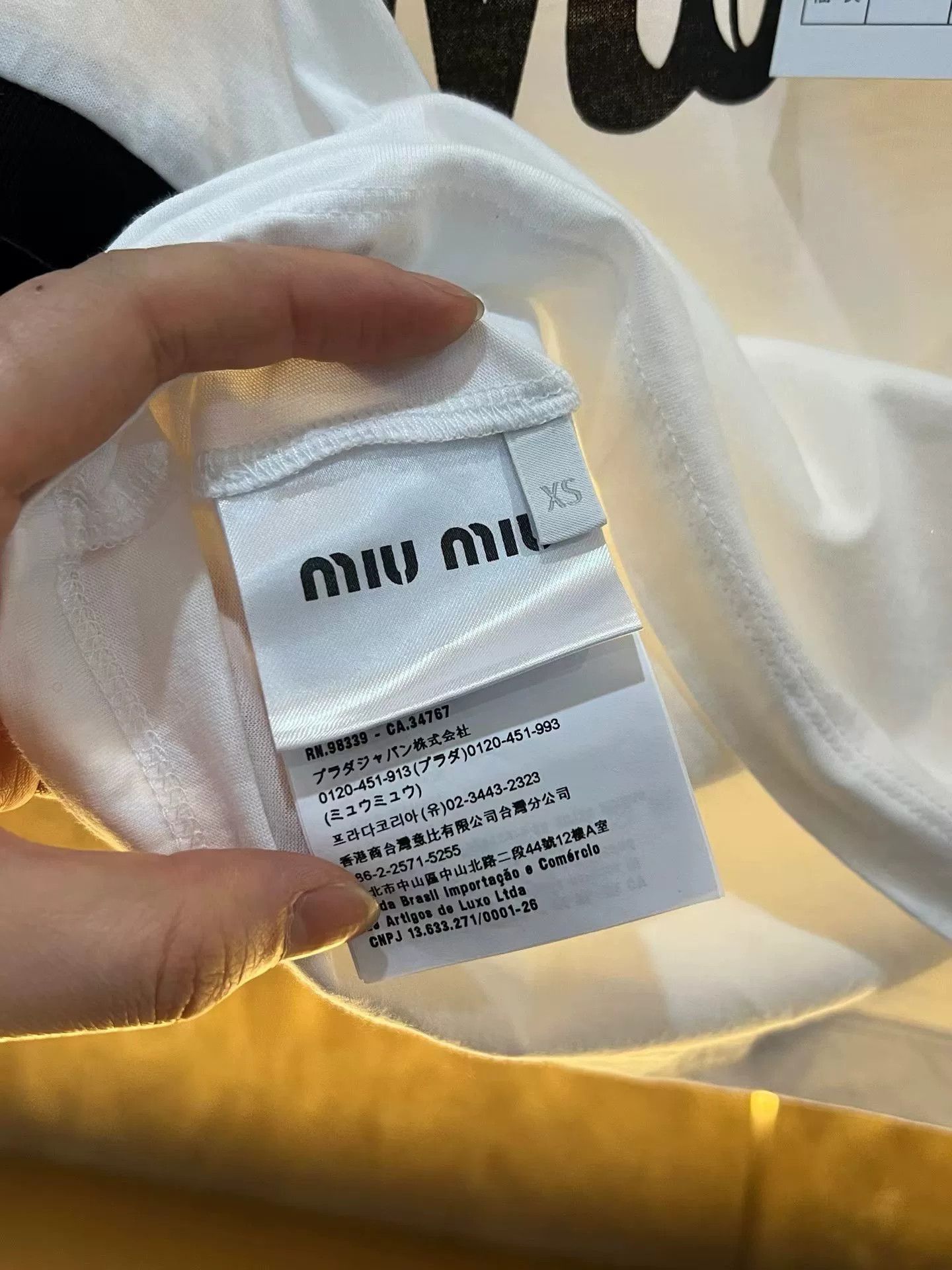 Miu Miu Miumiu Short-Sleeve Top Size XS / US 0-2 / IT 36-38 - 3 Thumbnail