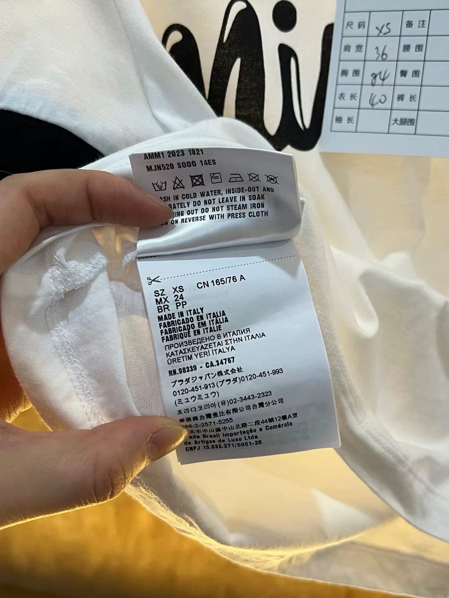 Miu Miu Miumiu Short-Sleeve Top Size XS / US 0-2 / IT 36-38 - 4 Thumbnail
