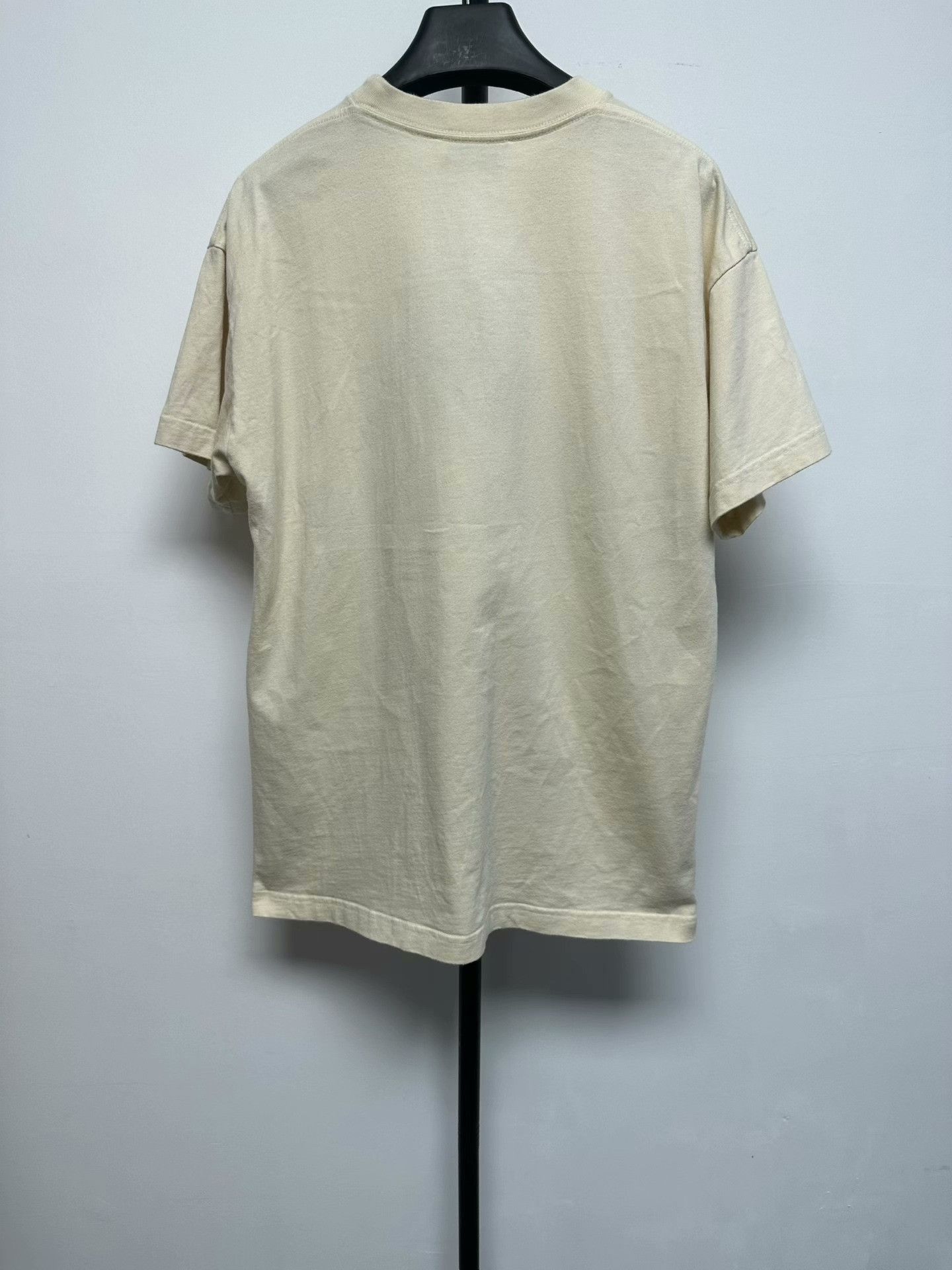 Balenciaga Balenciaga Embroidered Letter Solid Crewneck Tee Size XS / US 0-2 / IT 36-38 - 2 Thumbnail