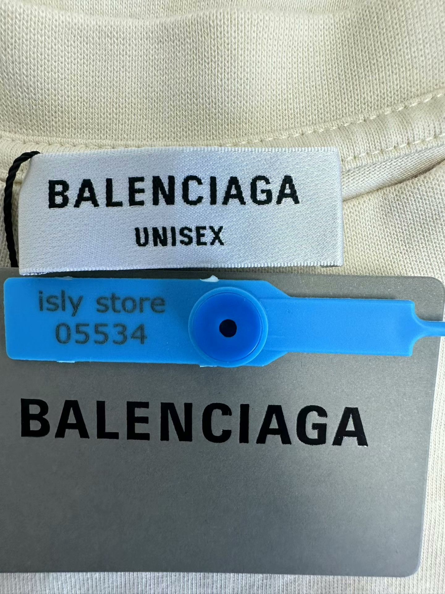 Balenciaga Balenciaga Embroidered Letter Solid Crewneck Tee Size XS / US 0-2 / IT 36-38 - 4 Thumbnail