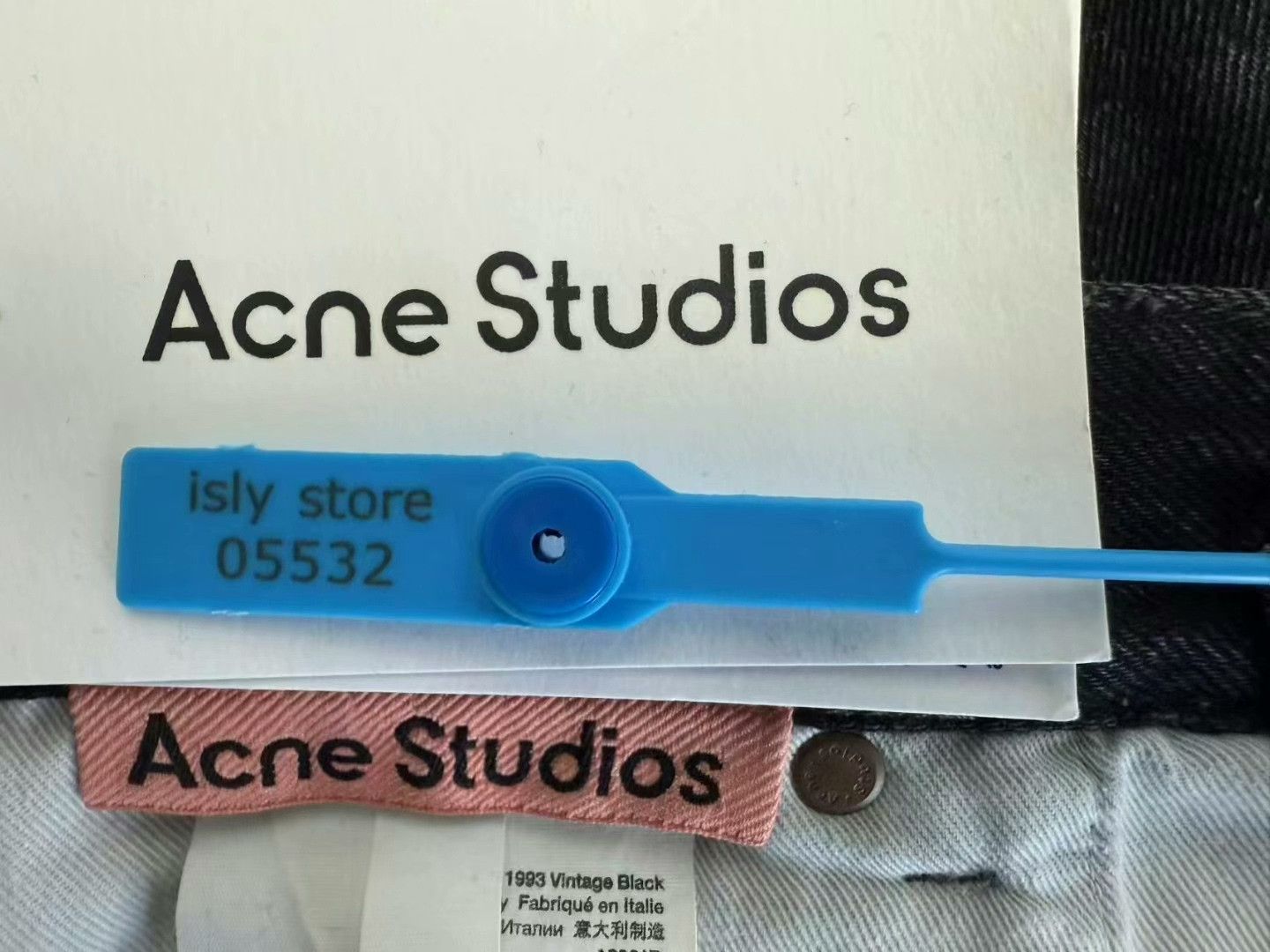 Acne Studios Acne High-Waist Women's Black Jeans Size 29" - 4 Thumbnail