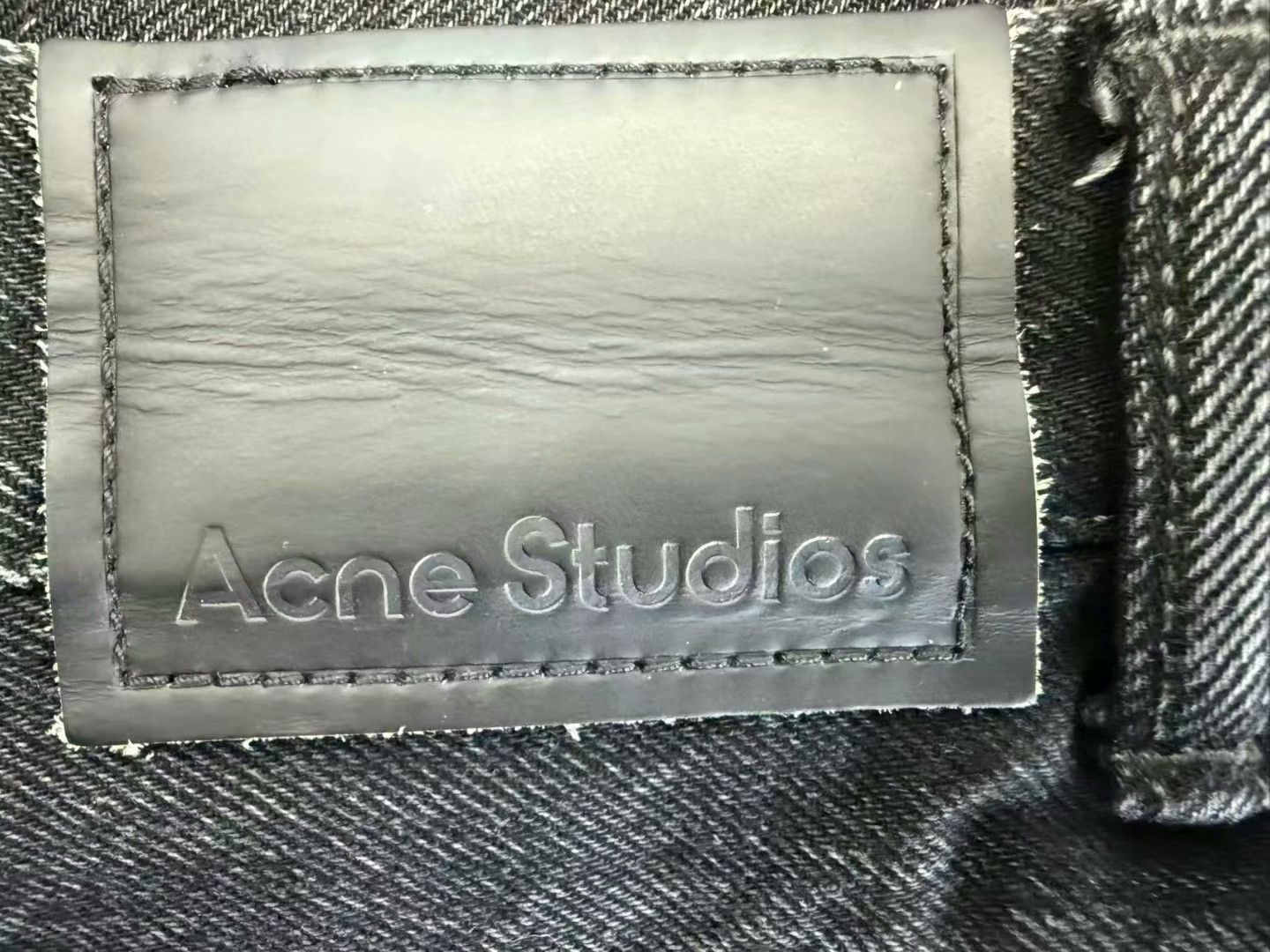 Acne Studios Acne High-Waist Women's Black Jeans Size 29" - 3 Thumbnail