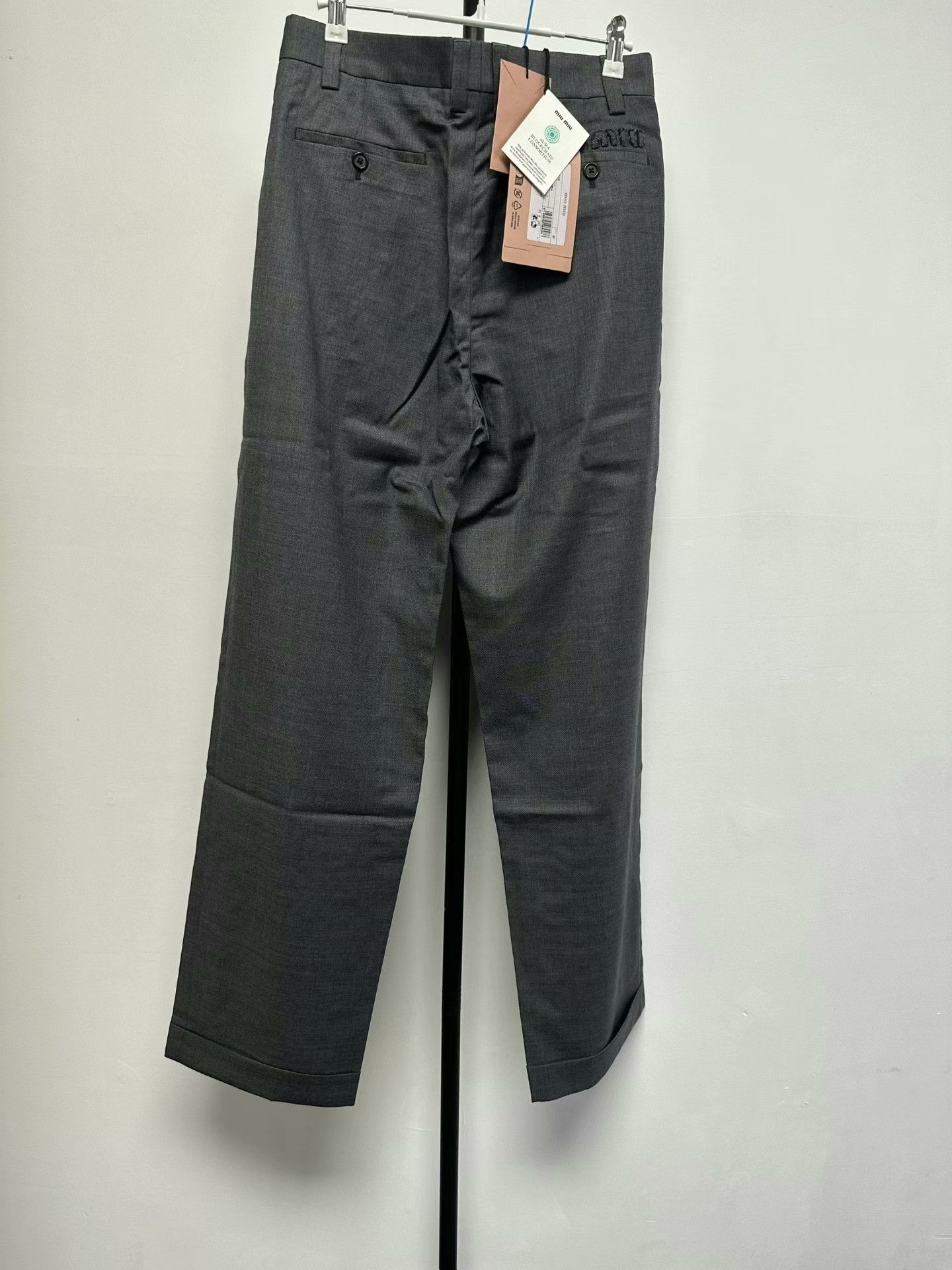 Miu Miu Miu Miu Solid Casual Tailored Pants Size 40" / US 18 - 2 Thumbnail