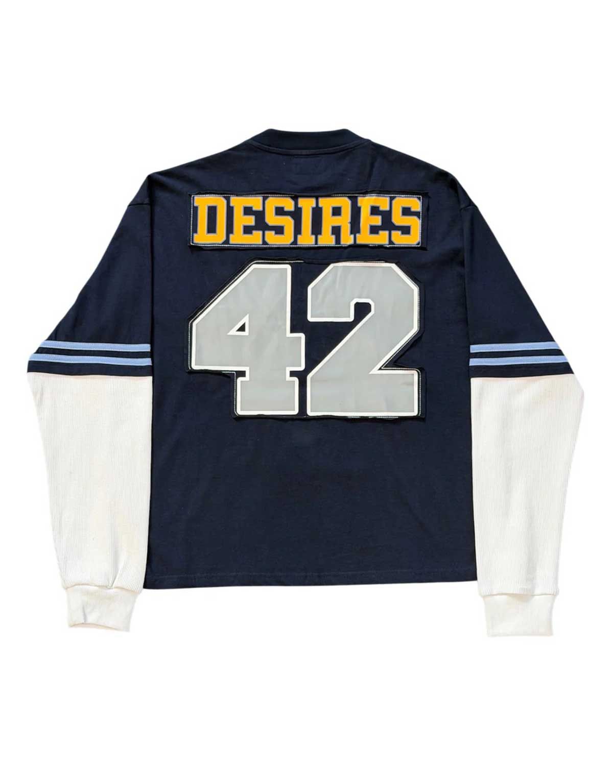 Bottega Desires Jackie Robinson L/S Blue Size US XL / EU 56 / 4 - 2 Thumbnail