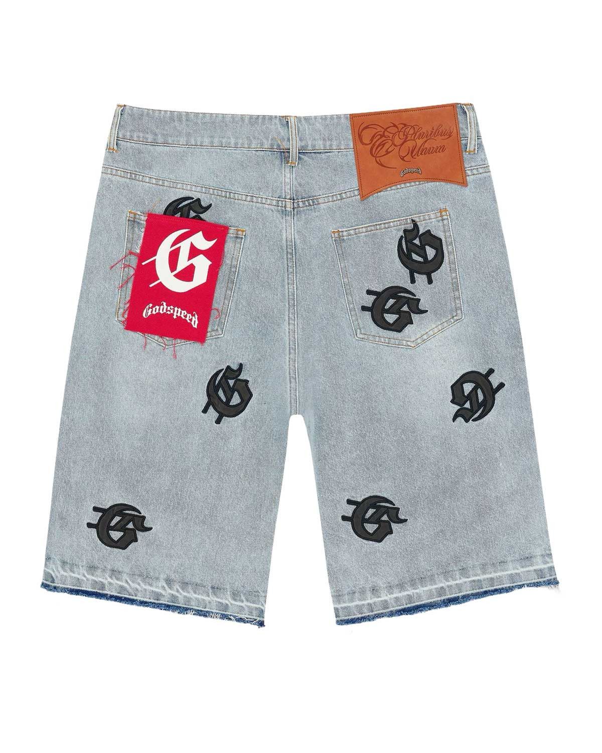 Godspeed Infinity Denim Shorts Blue Boom Size US 32 / EU 48 - 2 Thumbnail