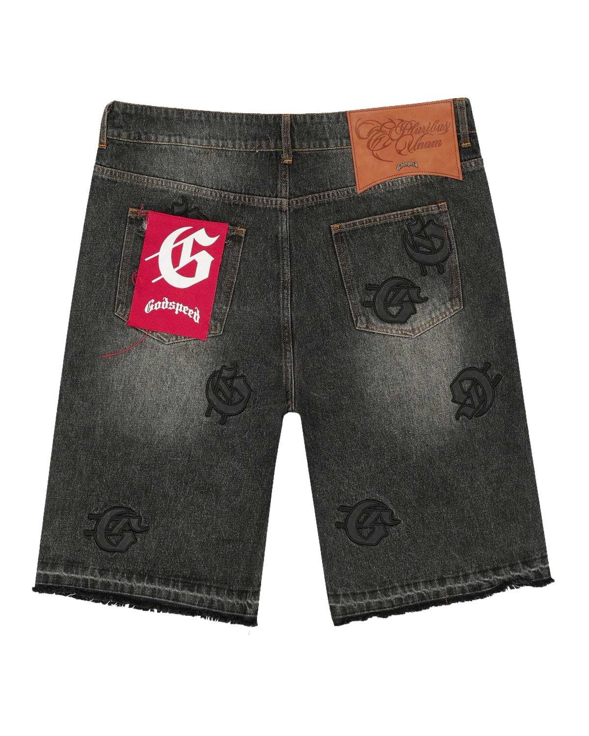 Godspeed Infinity Denim Shorts Black Boom Size US 30 / EU 46 - 2 Thumbnail