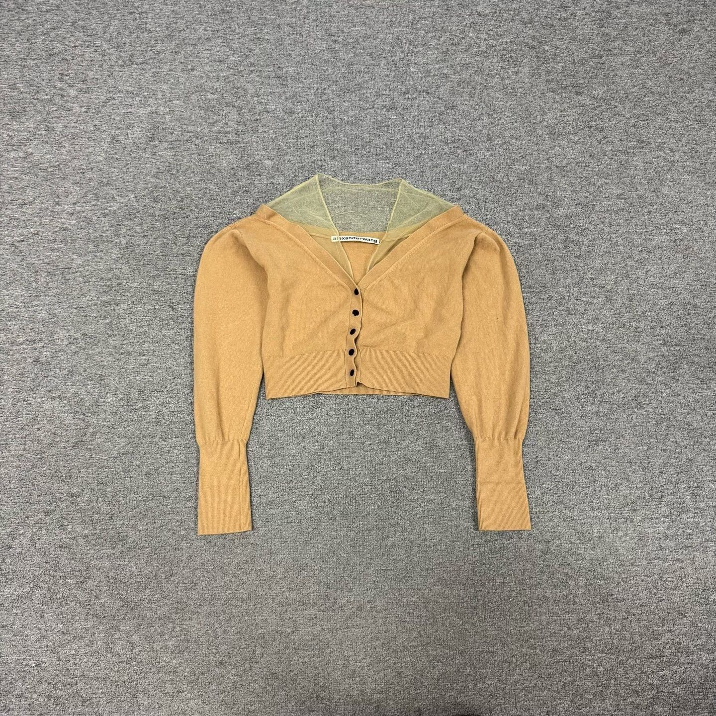 Alexander Wang Alexander Wang Mesh Panel Knit Cardigan L Size L / US 10 / IT 46 - 2 Thumbnail