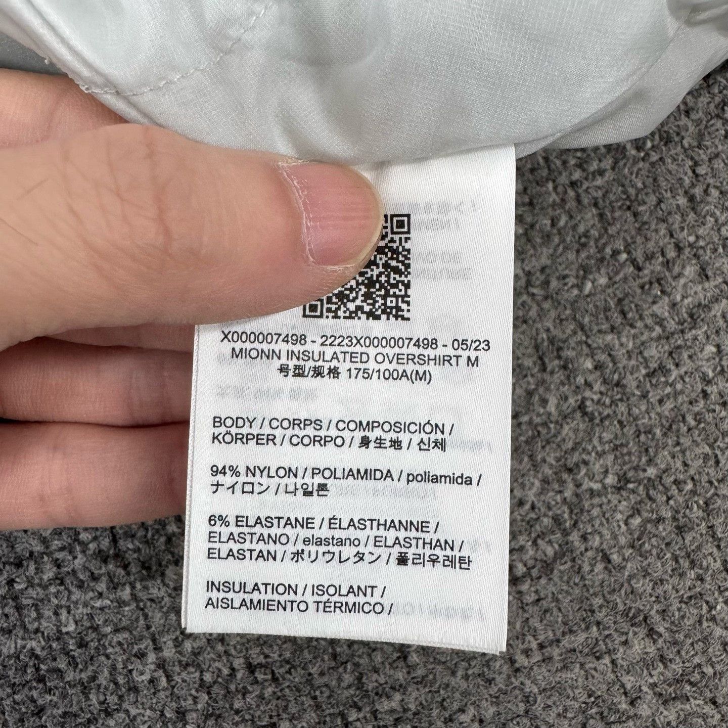 Arc'teryx Arc'teryx Veilance Mionn Insulated Overshirt M Size US M / EU 48-50 / 2 - 7 Thumbnail