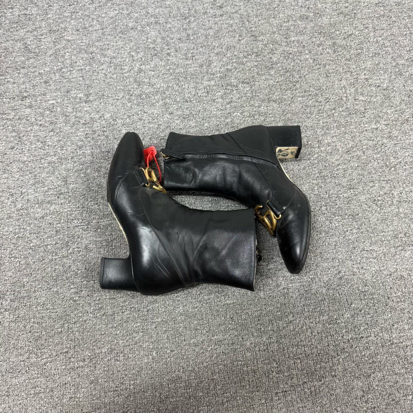Gucci Gucci Double G Buckle Leather Boots 36.5 Size US 6.5 / IT 36.5 - 6 Thumbnail