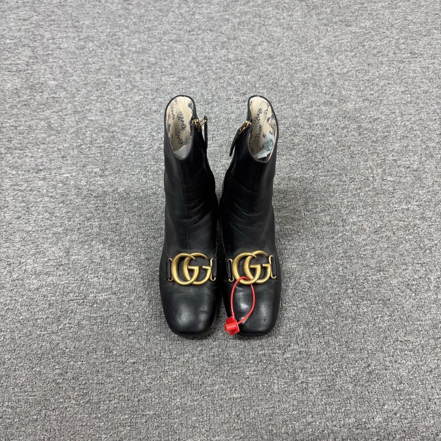 Gucci Gucci Double G Buckle Leather Boots 36.5 Size US 6.5 / IT 36.5 - 3 Thumbnail