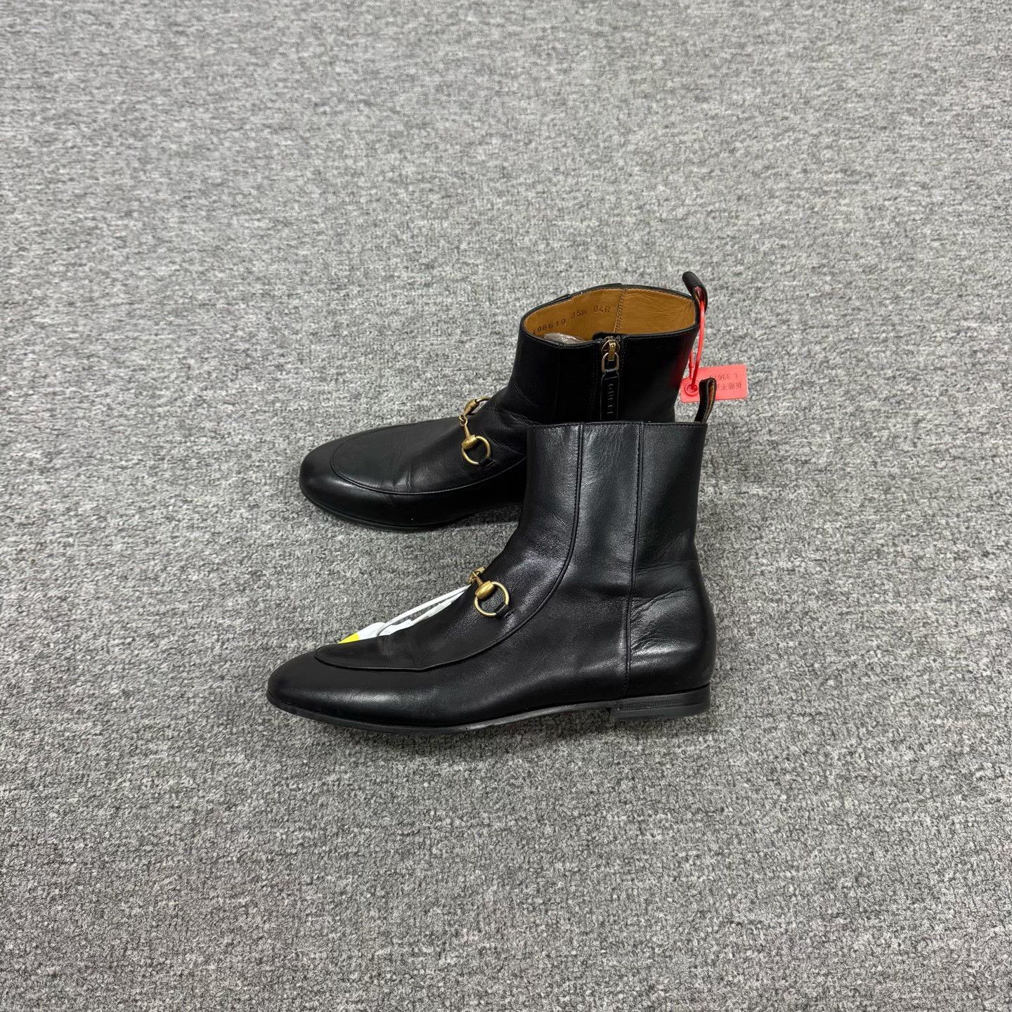 Gucci Gucci Horsebit Leather Ankle Boots 35.5 Size US 5.5 / IT 35.5 - 3 Thumbnail