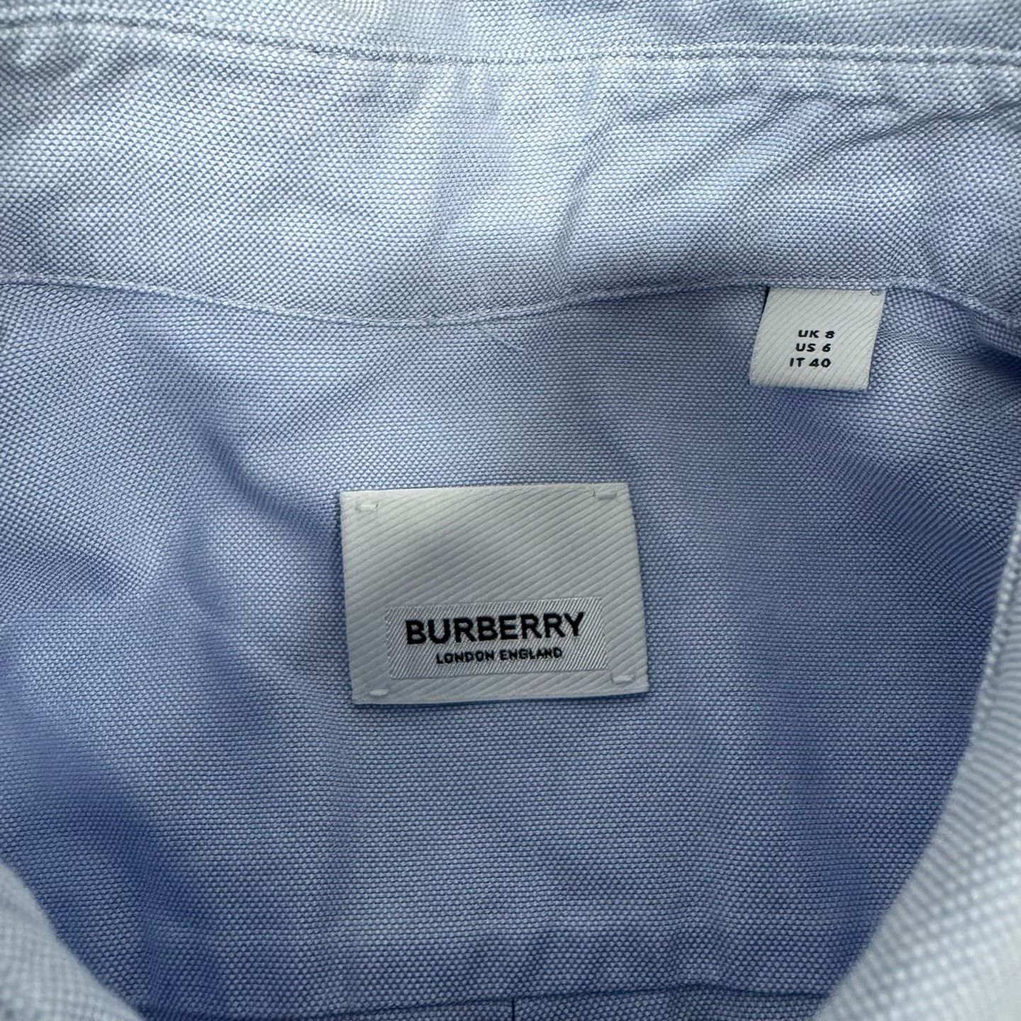 Burberry Burberry Horseferry Print Oxford Shirt US 6 Size S / US 4 / IT 40 - 6 Thumbnail