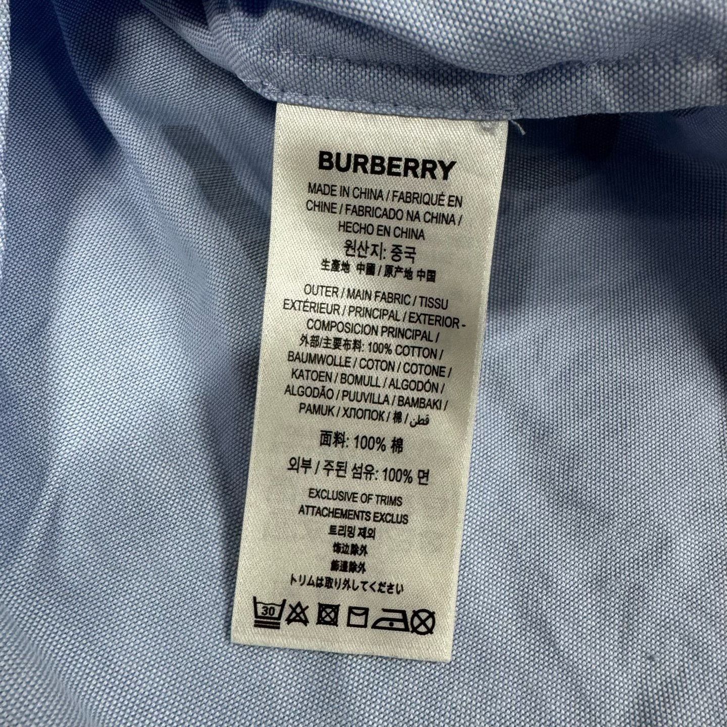 Burberry Burberry Horseferry Print Oxford Shirt US 6 Size S / US 4 / IT 40 - 7 Thumbnail