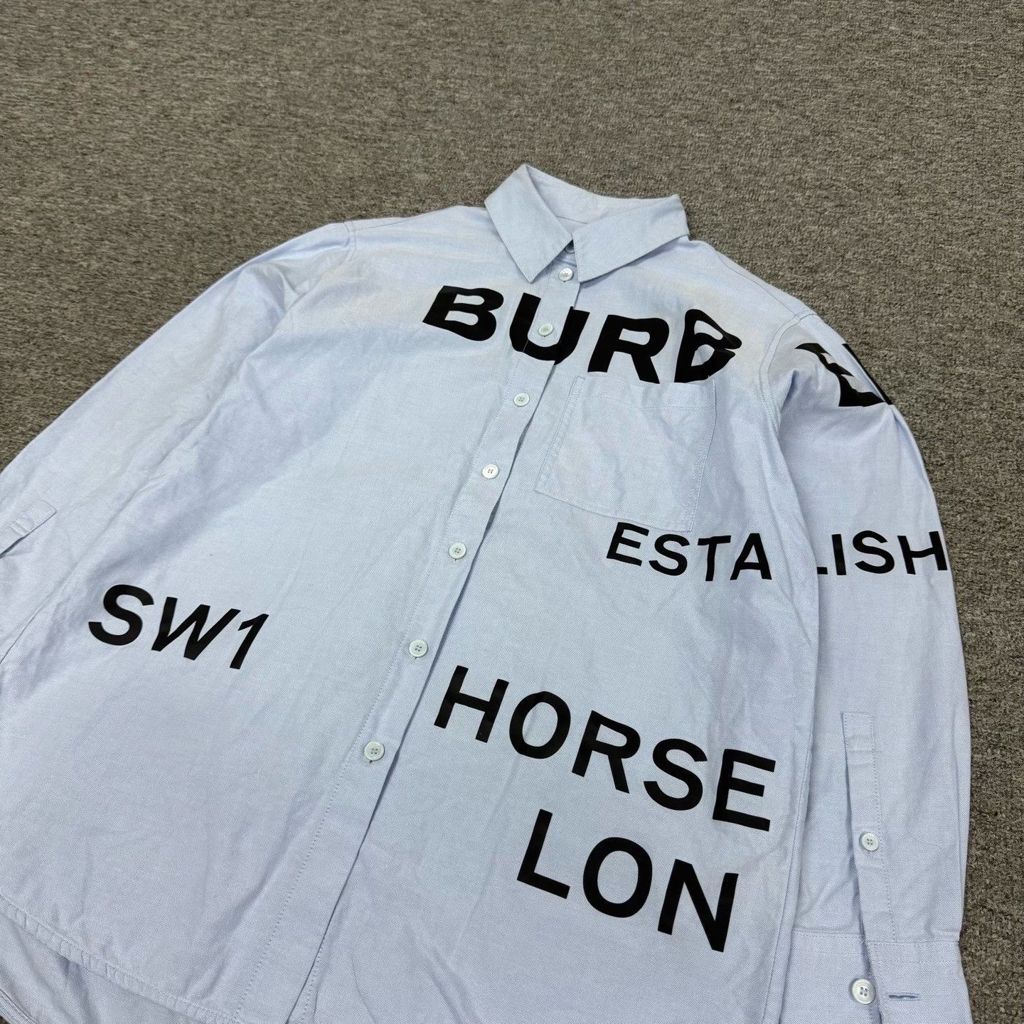 Burberry Burberry Horseferry Print Oxford Shirt US 6 Size S / US 4 / IT 40 - 5 Thumbnail