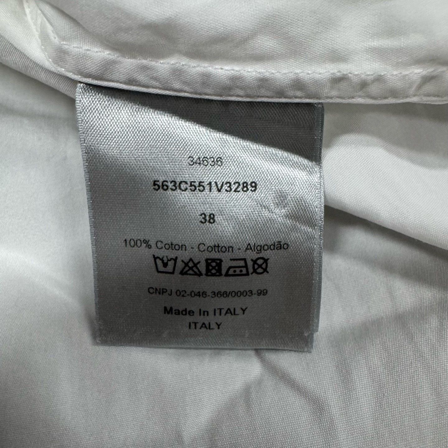 Dior Dior Striped Panel Short Sleeve Shirt 38 Size US S / EU 44-46 / 1 - 6 Thumbnail